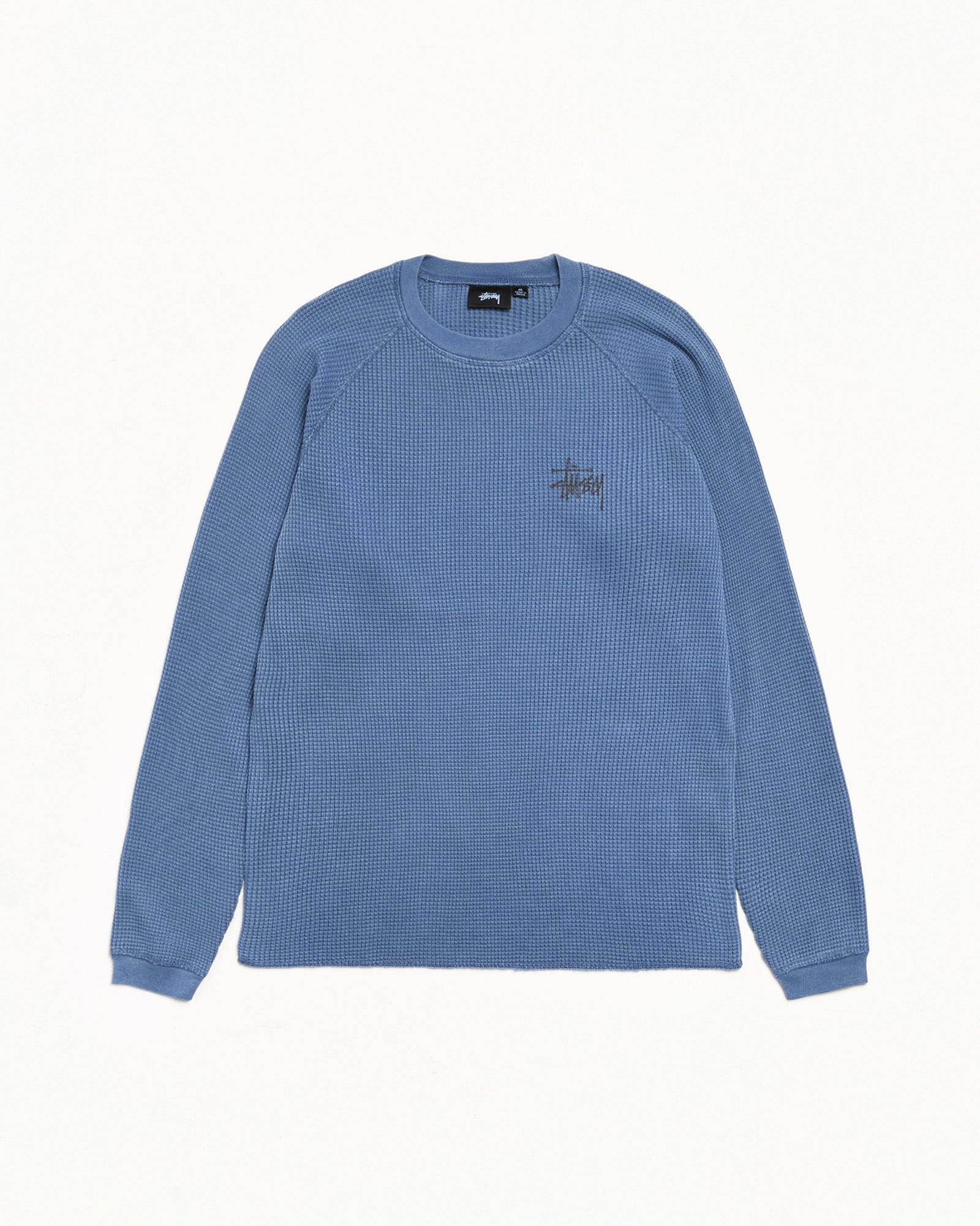 Basic Stüssy Thermal – Blue | Tops | Stüssy UK
