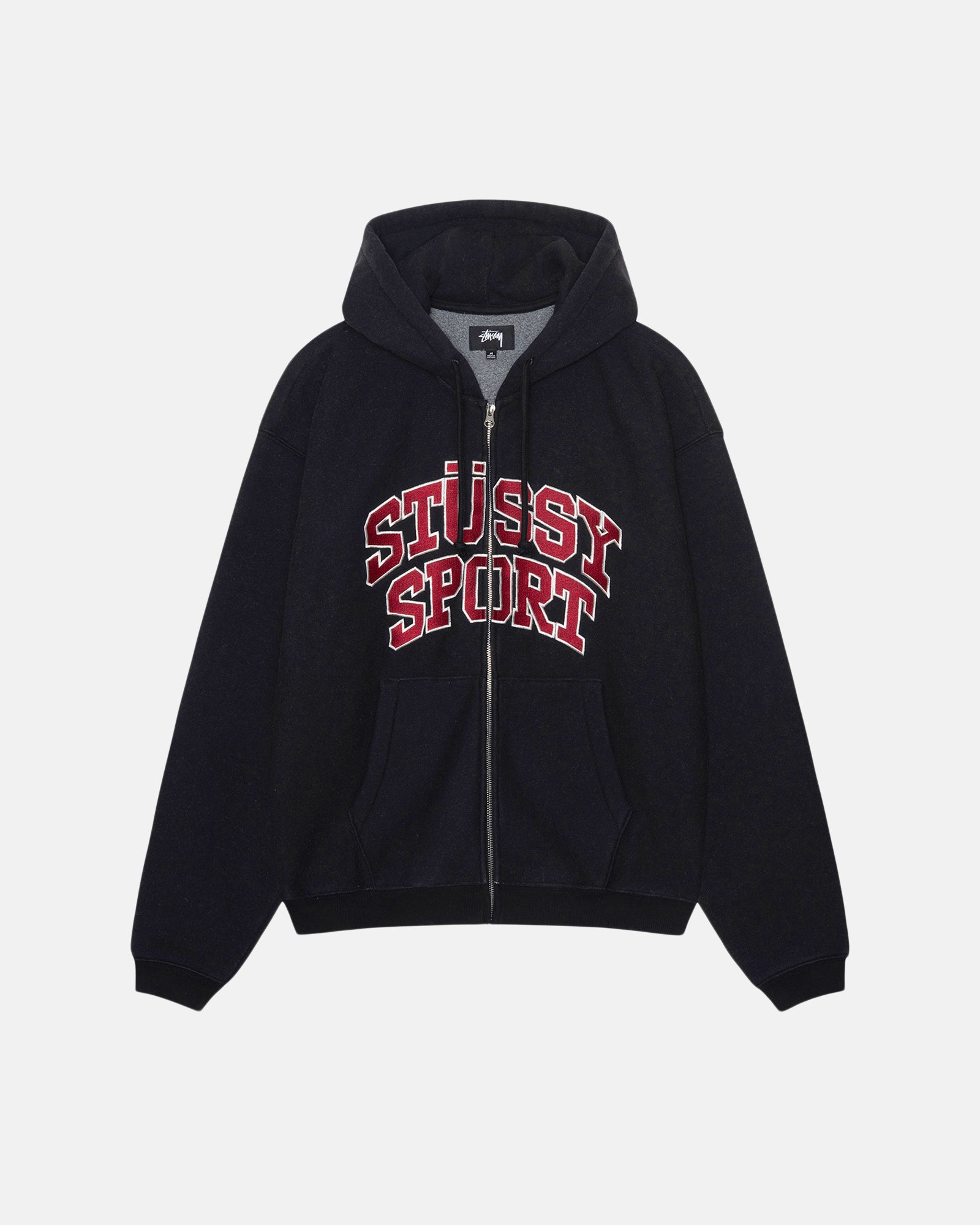 Stussy basic zip hoodie on sale