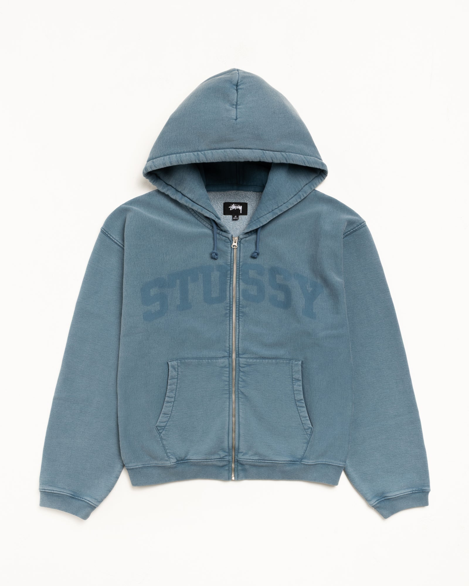 Faded Graphic Zip Hoodie – Washed Navy | Sweats | Stüssy UK