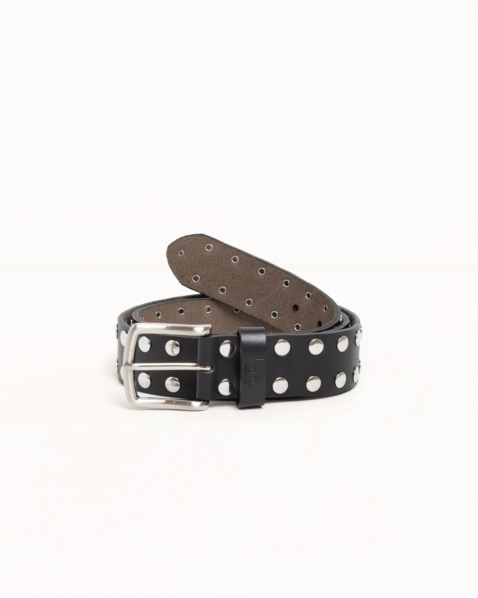 8 Ball Studded Belt – Black | Accessories | Stüssy UK