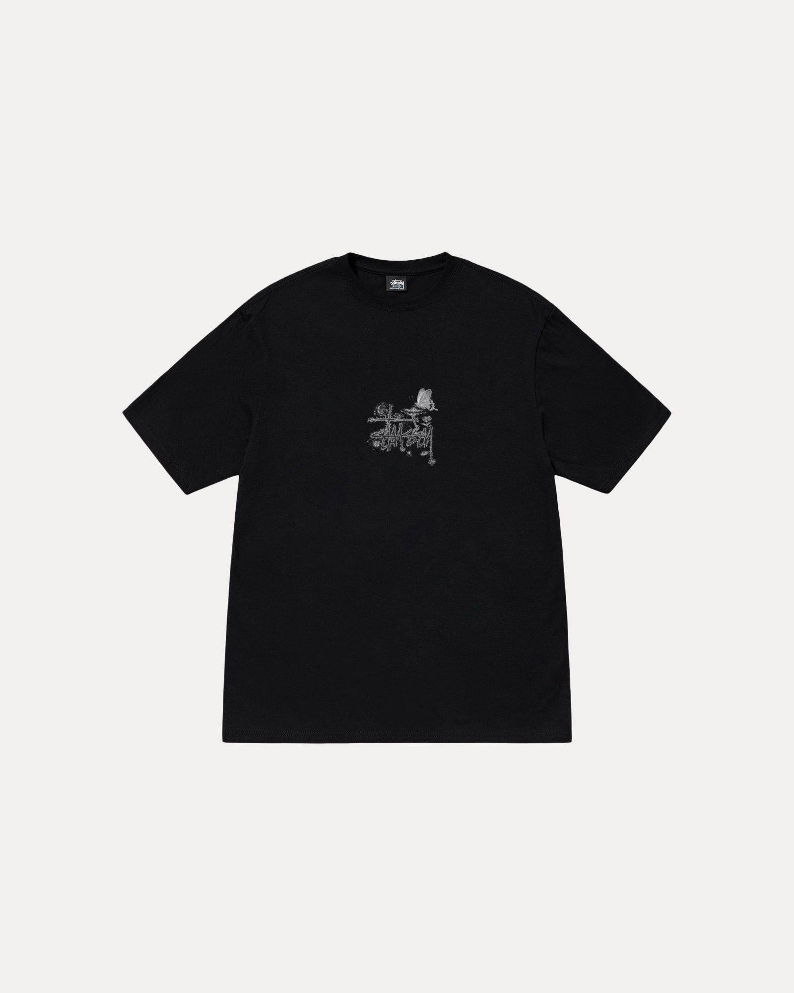In Bloom Tee – Black | Tees | Stüssy UK