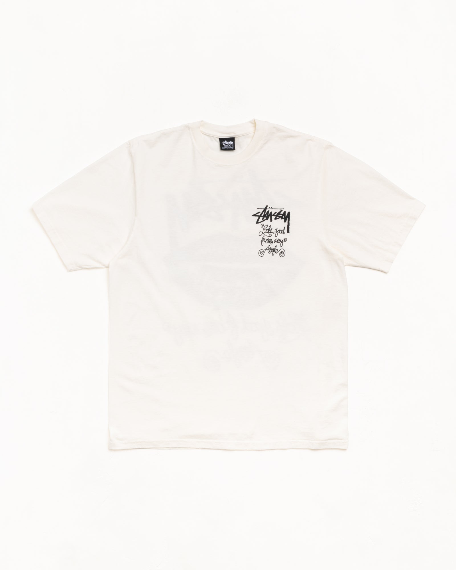 Any Angle Tee Pigment Dyed - Natural | Tees | Stüssy UK