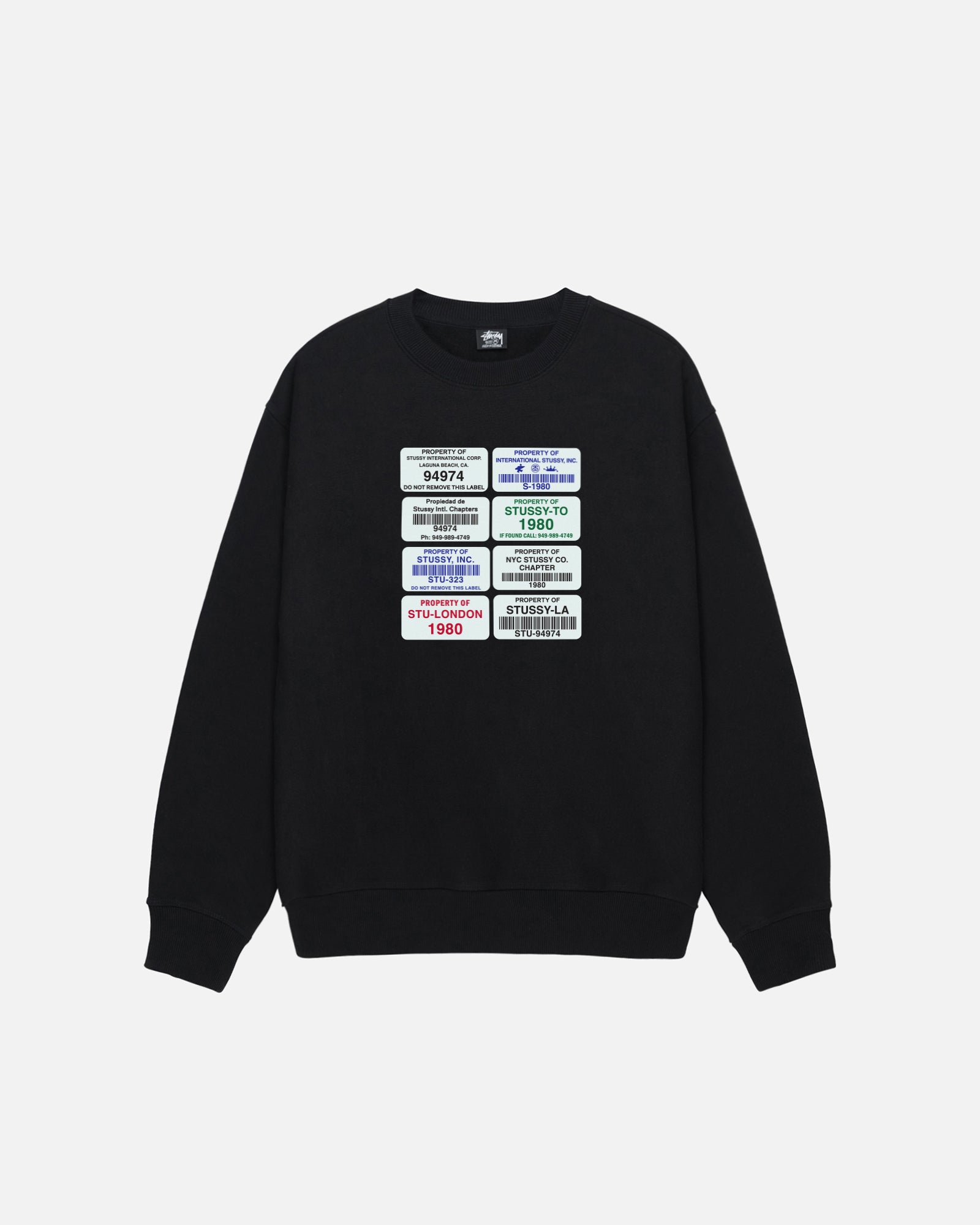 Codes Crew in black – Stüssy UK