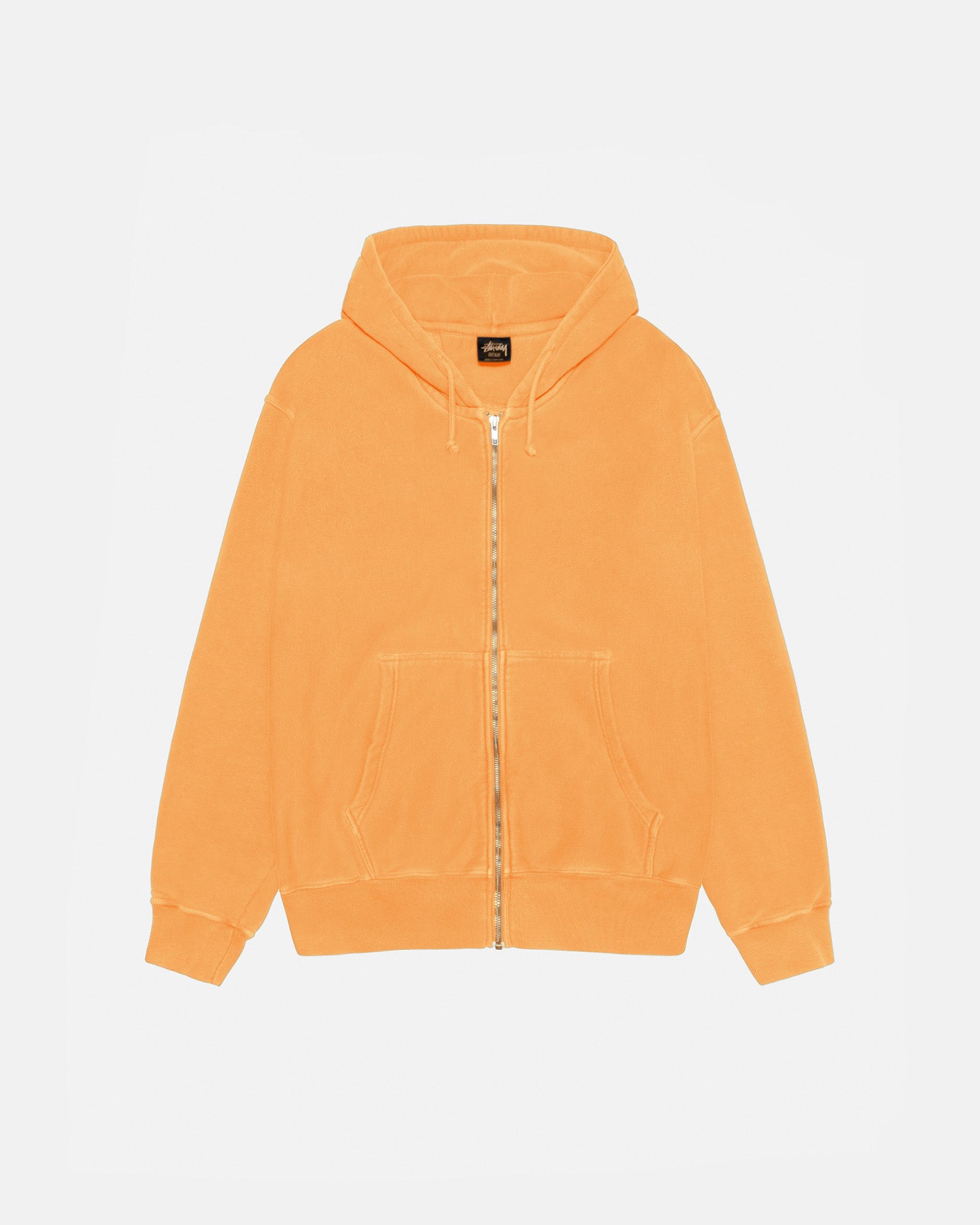 Buana Pig Dyed Zip Hoodie in orange – Stüssy UK