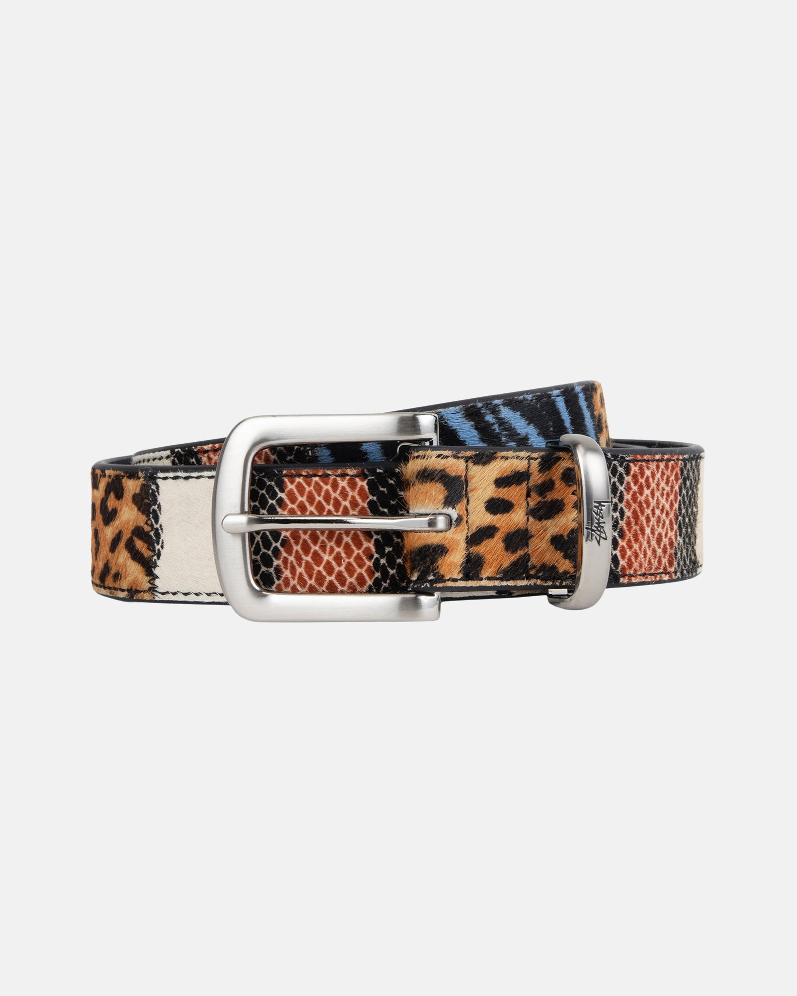 STUSSY ANIMAL PRINT DRESS BELT - 通販 - www.photoventuresnamibia.com