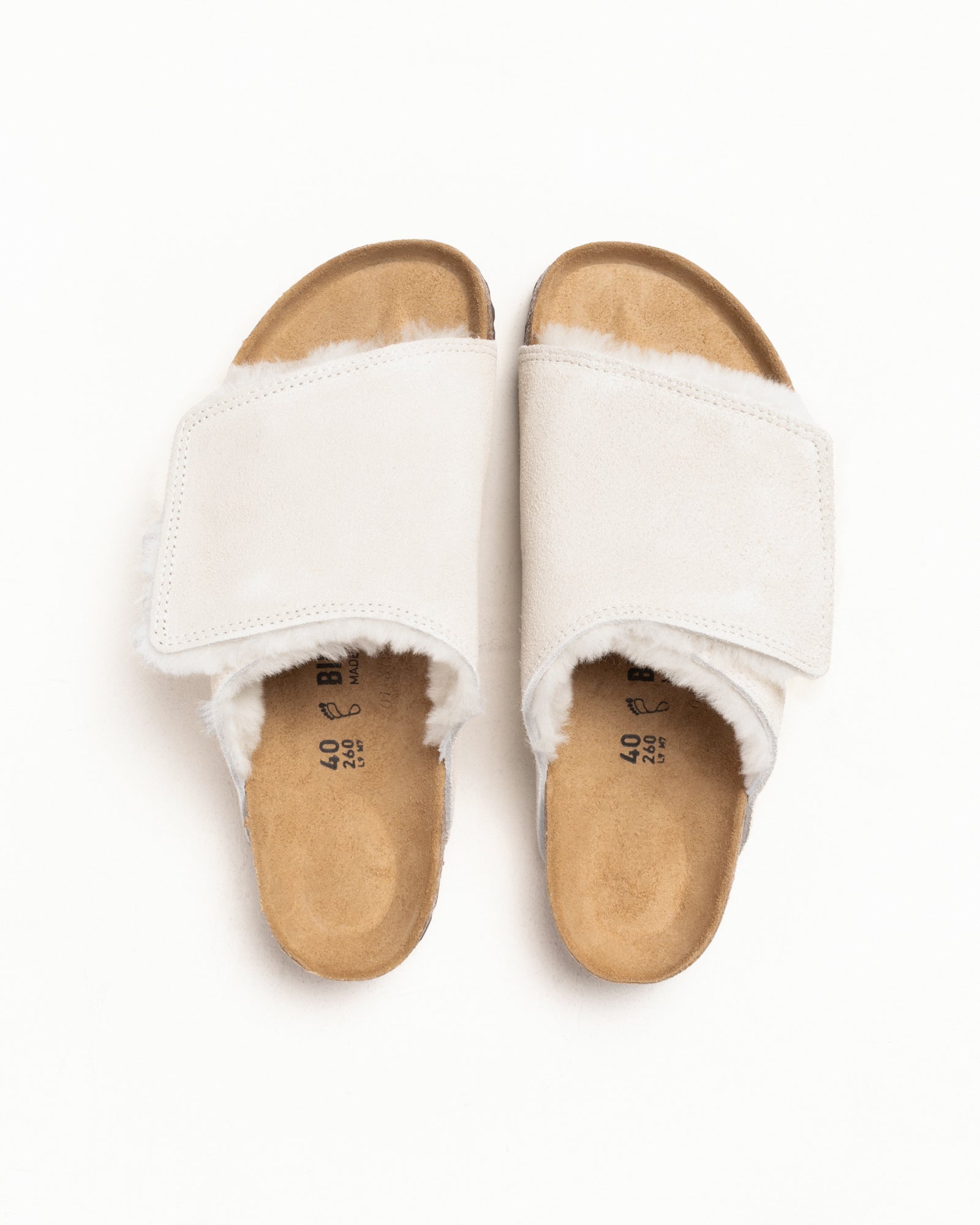 Stüssy & Birkenstock Solana Shearling Slide – Bone | Accessories