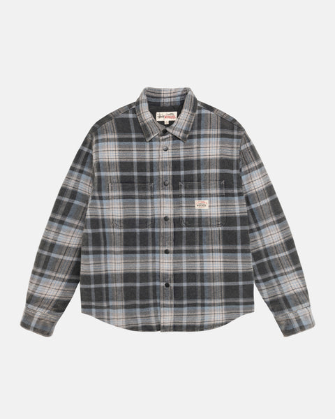 HEAVY WASHED PLAID SHIRT