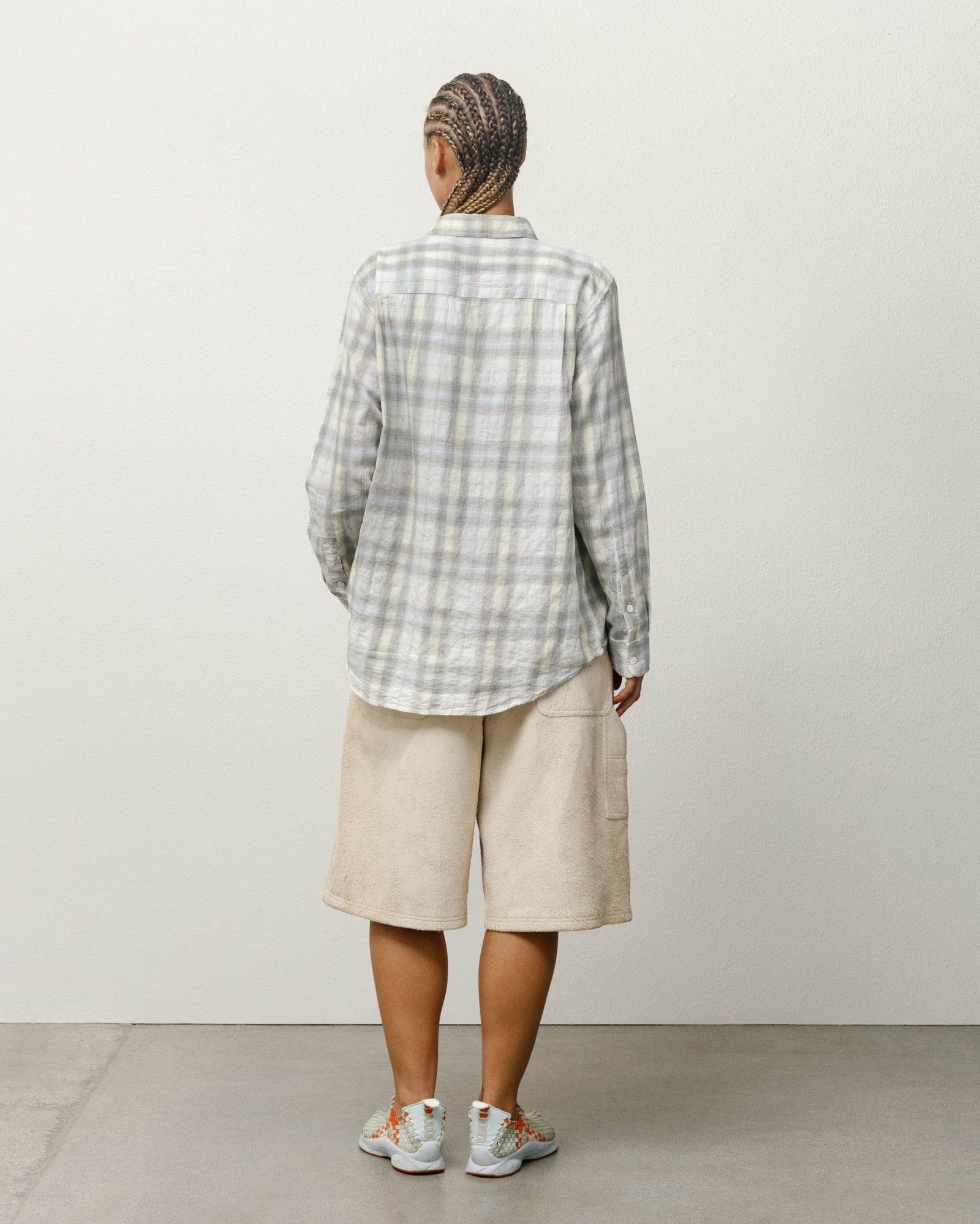 Beach Plaid Shirt – Off White | Tops | Stüssy UK