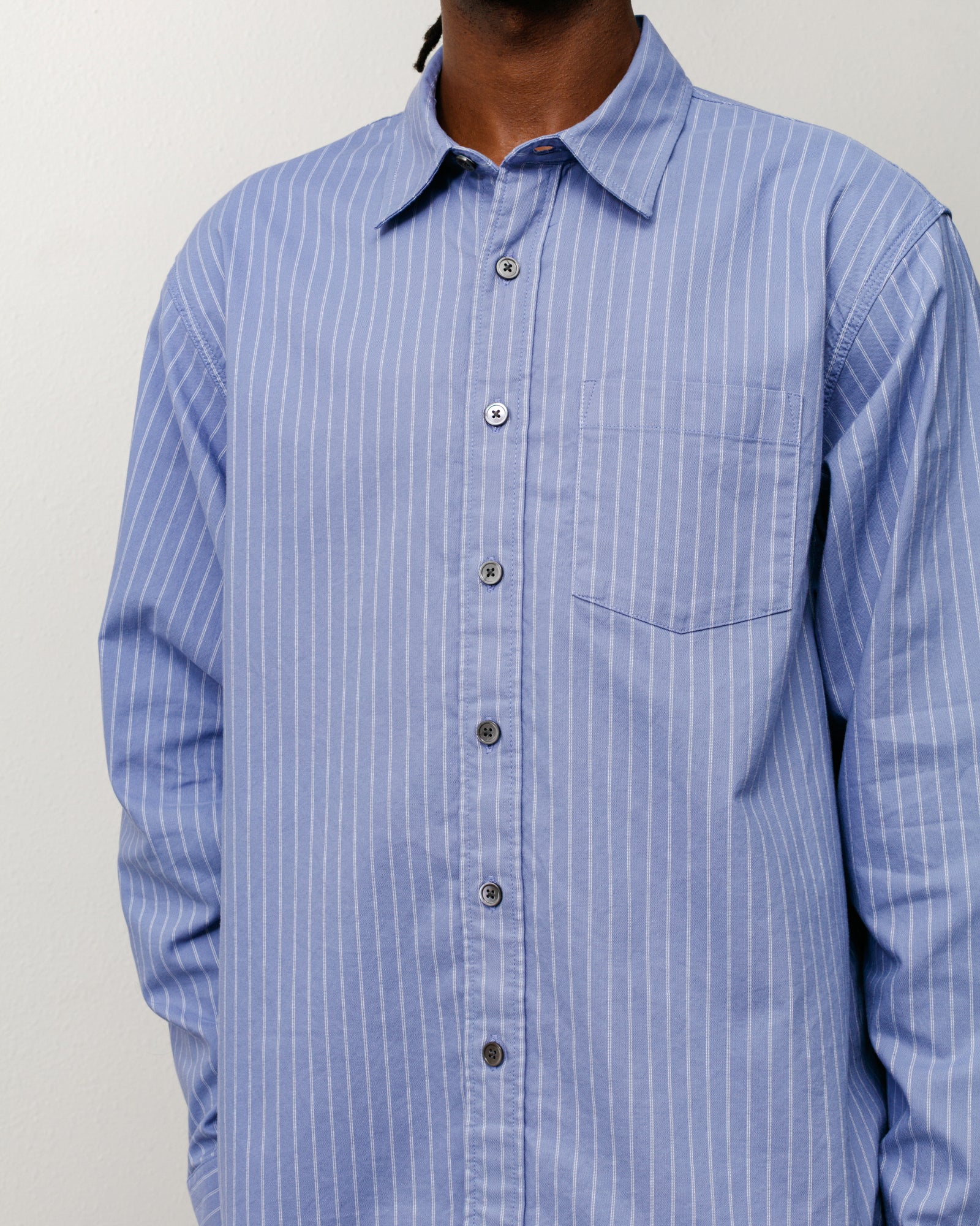Oxford Shirt - Blue Stripe | Tops & Shirts | Stüssy UK