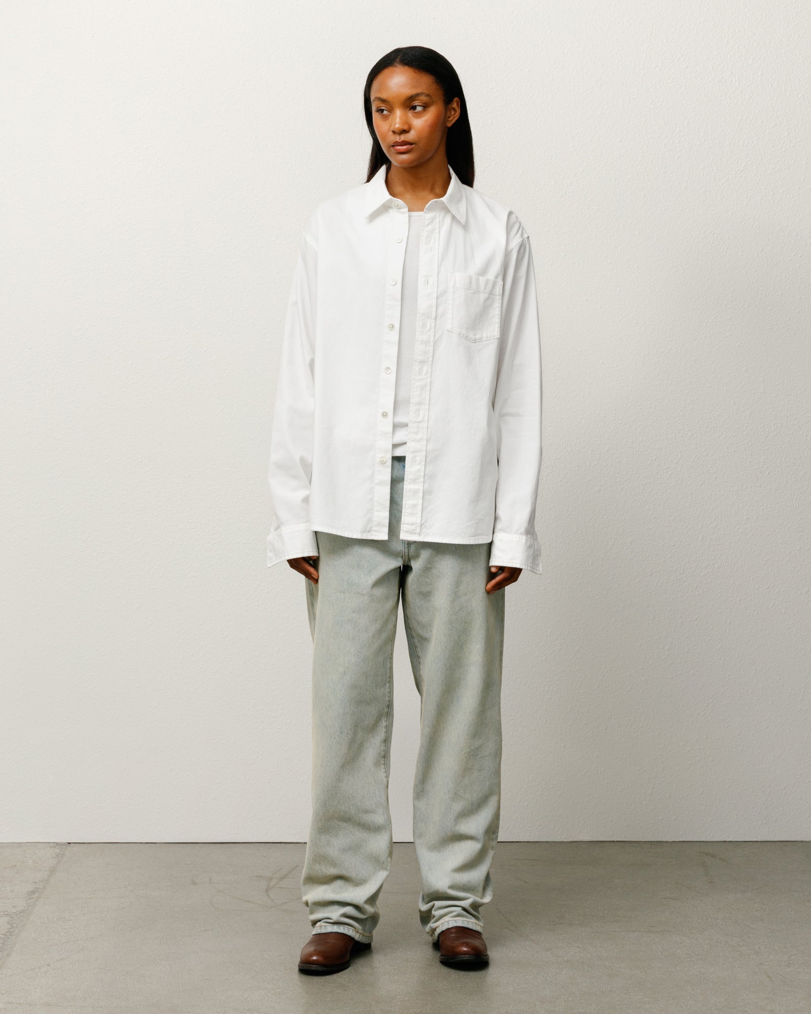 Oxford Shirt – White | Tops & Shirts | Stüssy UK