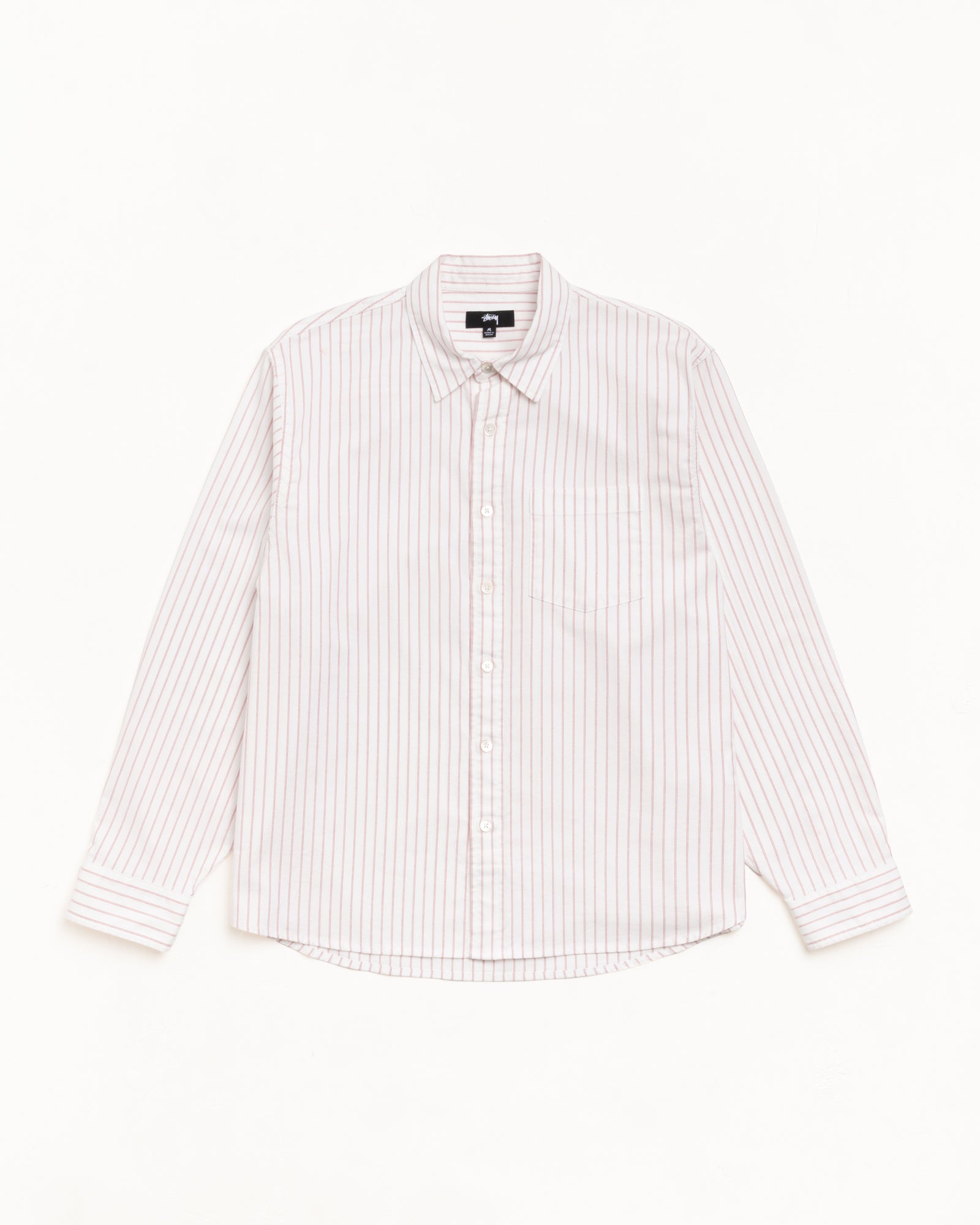 Oxford Shirt – White Stripe | Tops & Shirts | Stüssy UK