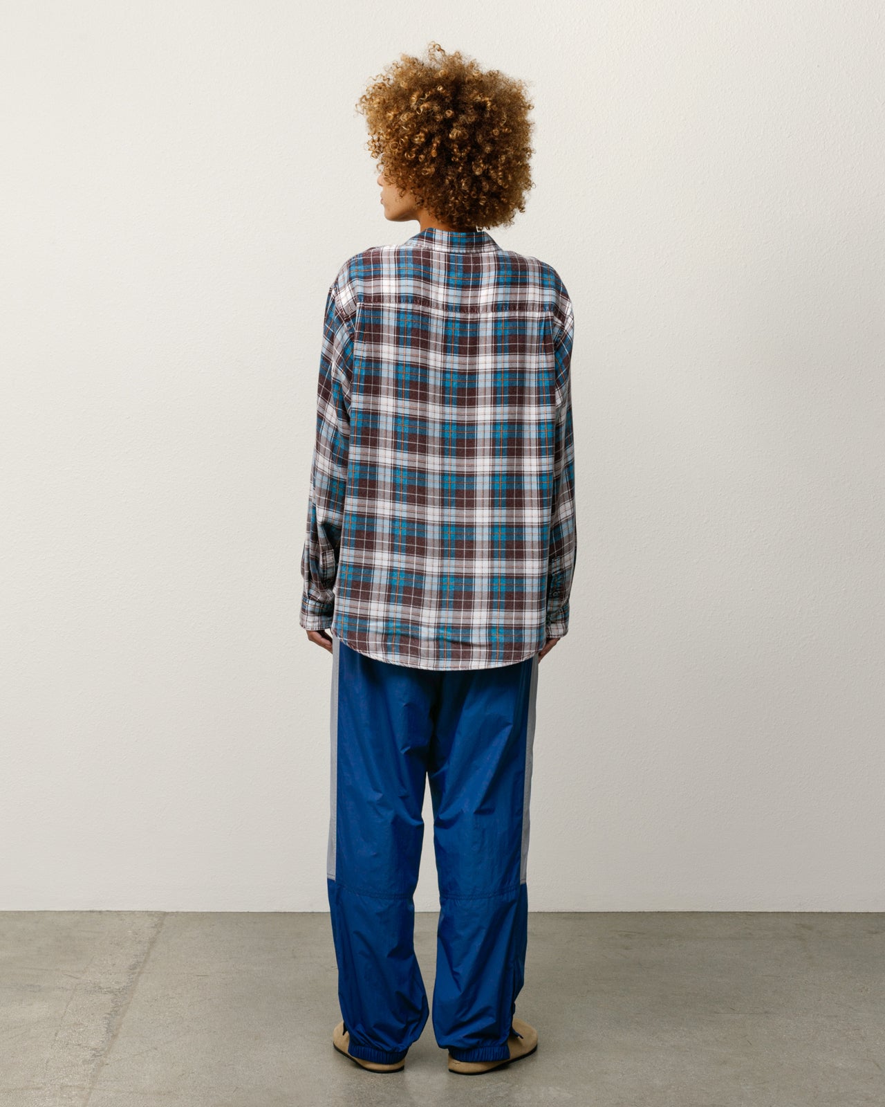 Matthew Plaid Shirt Cl Mens Long Sleeve In Brown