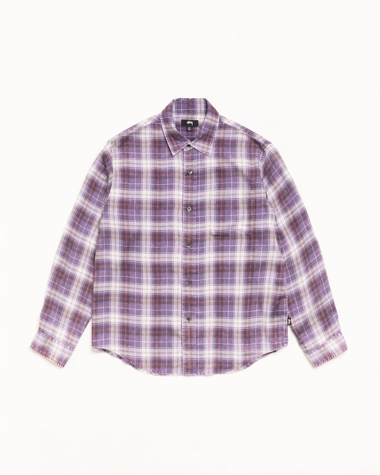 Matthew Plaid Shirt – Lavender | Tops & Shirts | Stüssy UK