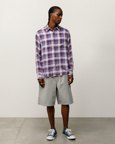 Matthew Plaid Shirt – Lavender | Tops & Shirts | Stüssy UK