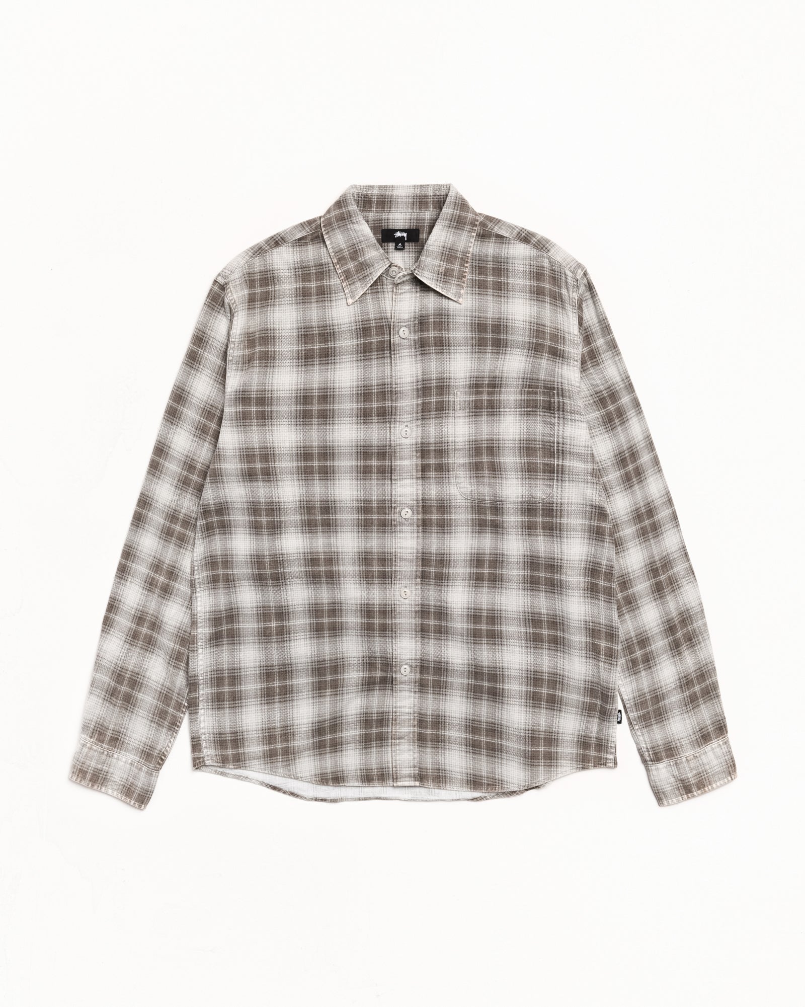 Dax Plaid Shirt Mens Long Sleeve In Brown