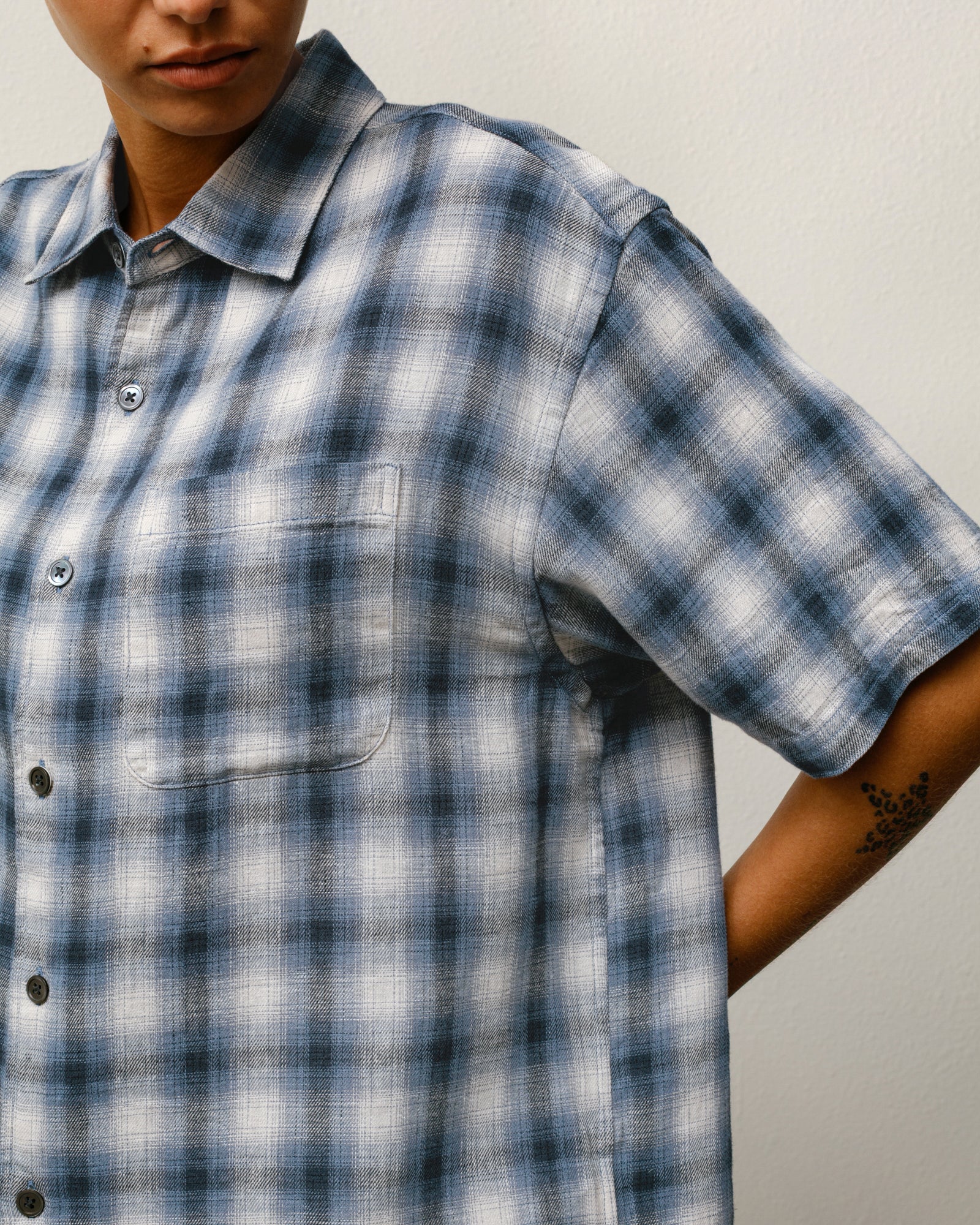Liam SS Plaid Shirt – Blue | Tops & Shirts | Stüssy UK