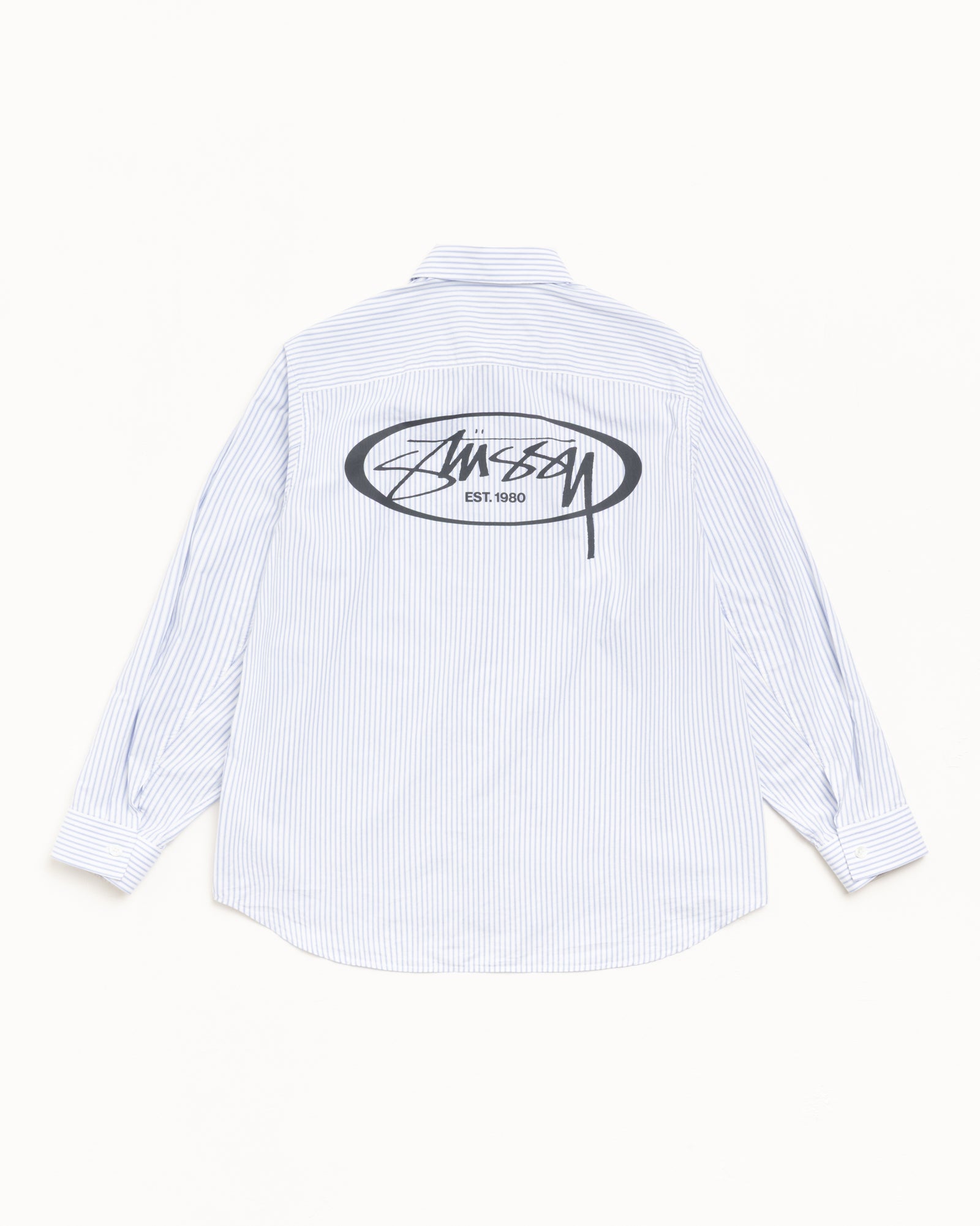 Standard Logo Shirt – Blue Stripe | Tops & Shirts | Stüssy UK
