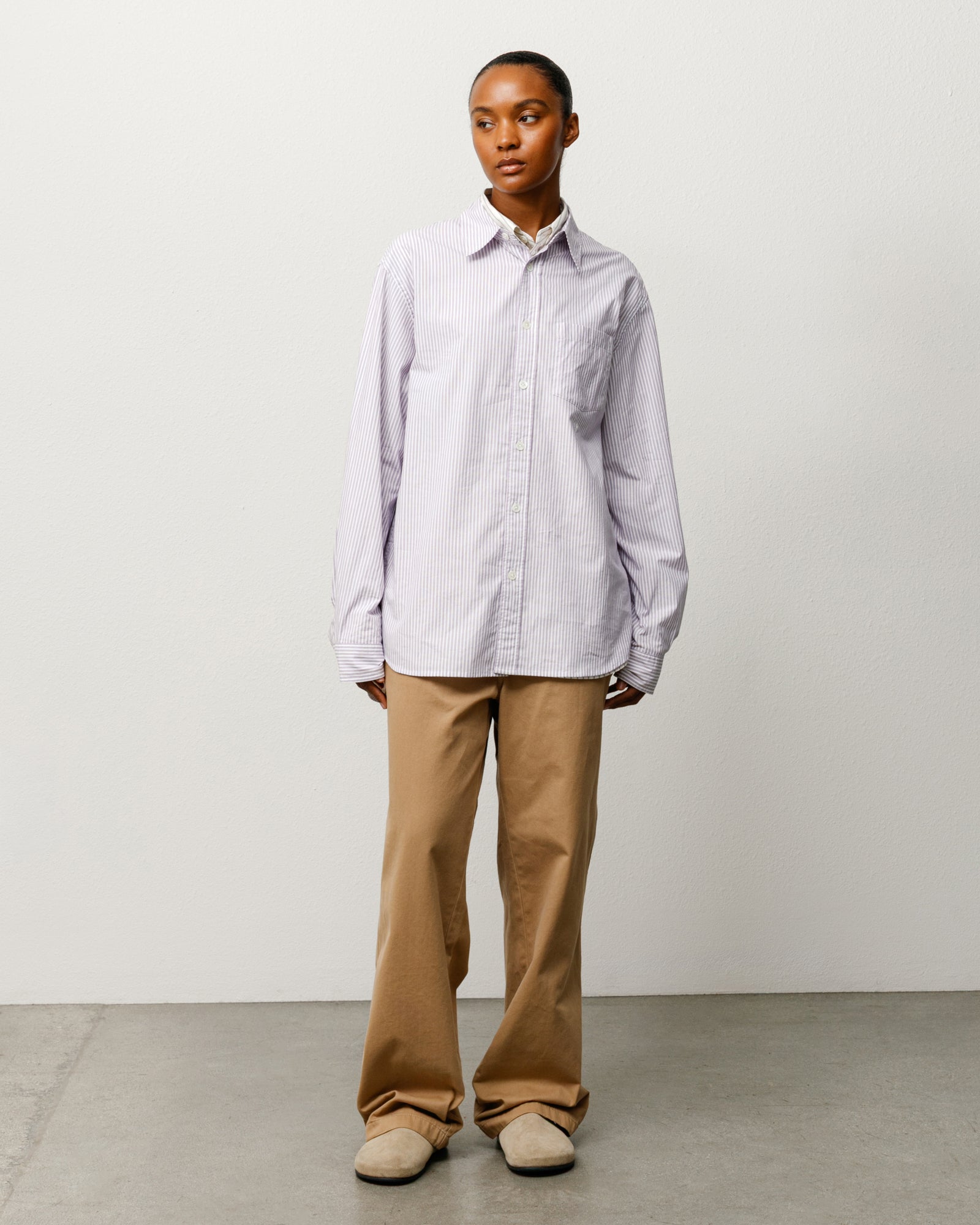 Standard Shirt – Purple Stripe | Tops & Shirts | Stüssy UK