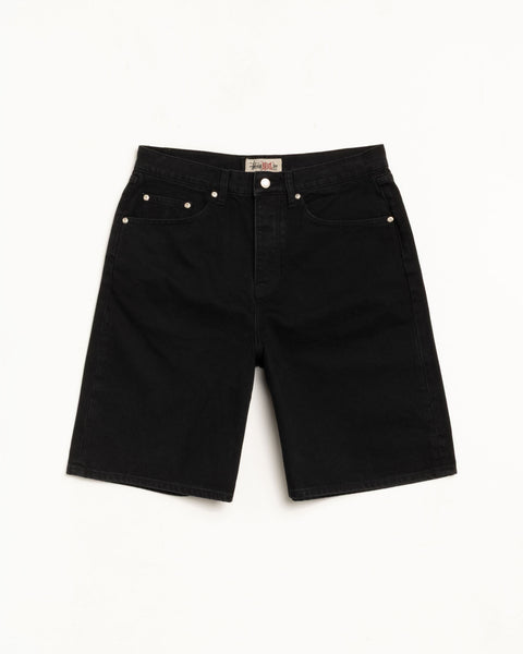Big Ol Shorts Washed Canvas Mens Regular In Black