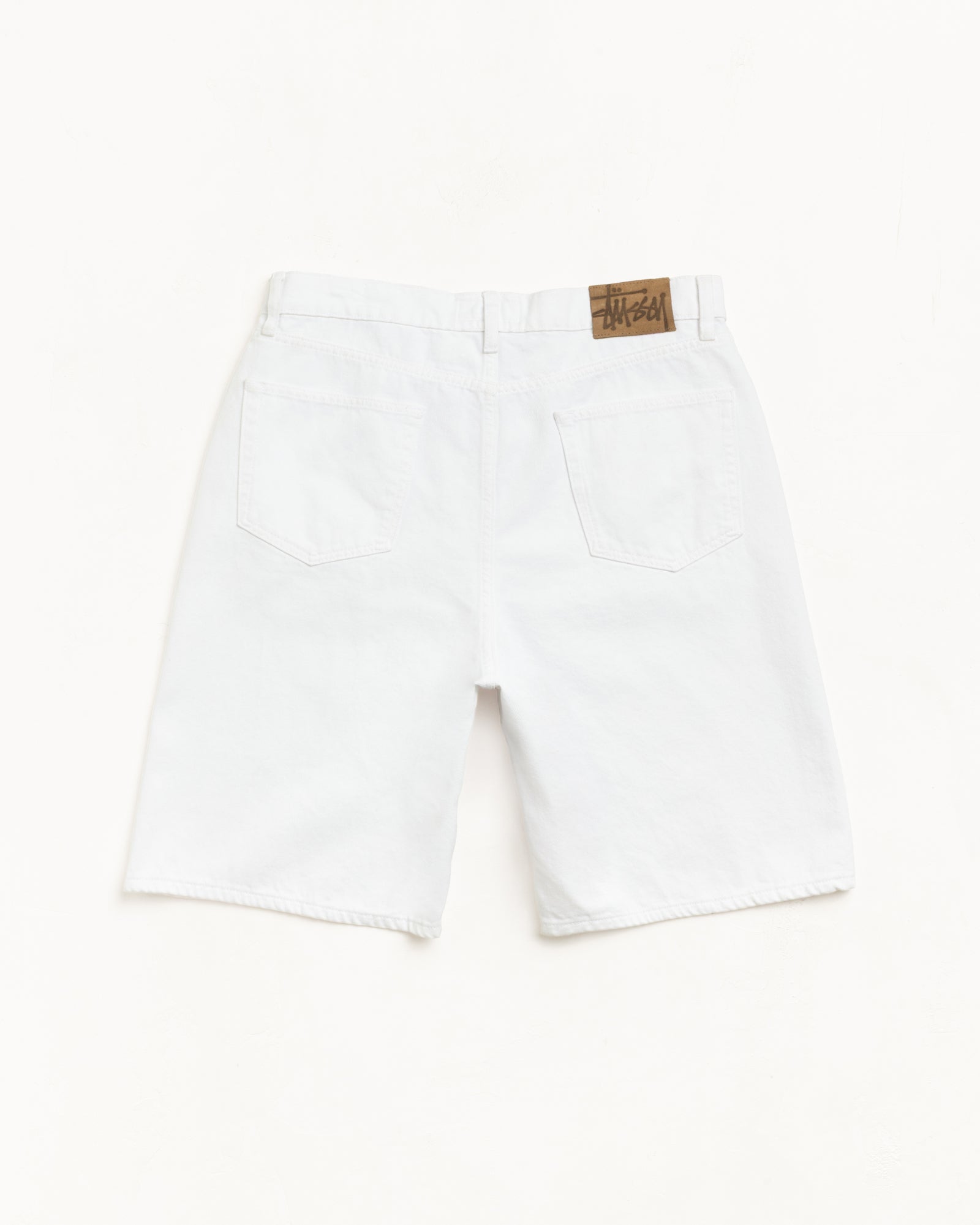 Big Ol' Short Denim – White | Pants | Stüssy UK