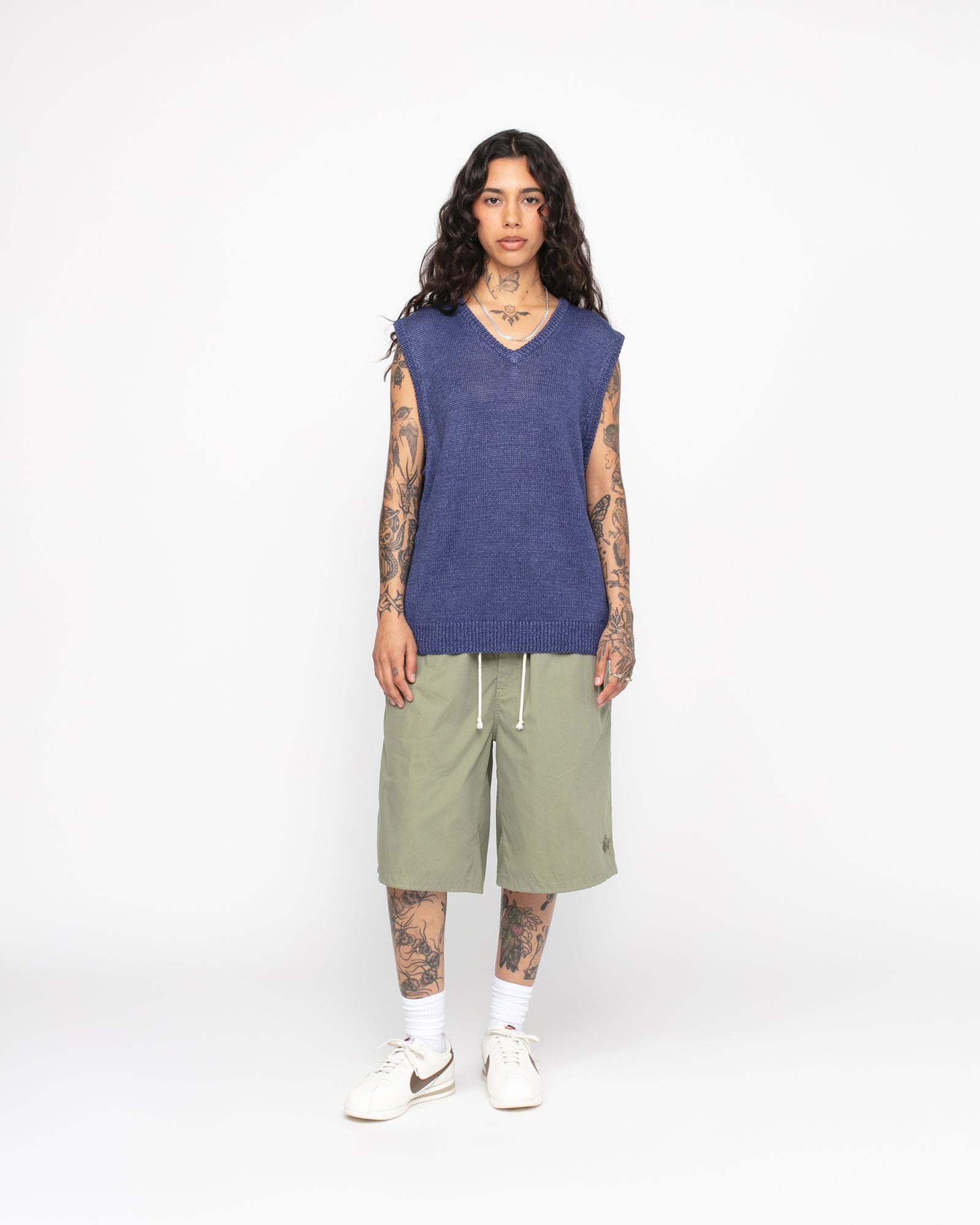 Nyco Over Short in sage – Stüssy UK