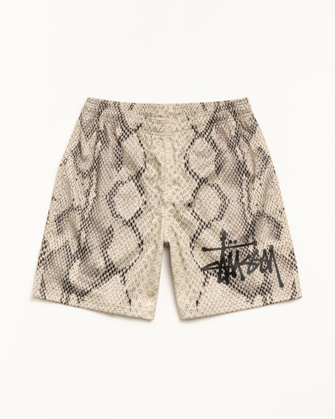 Mesh Short Basic Snake in bone – Stüssy Europe – Stüssy UK