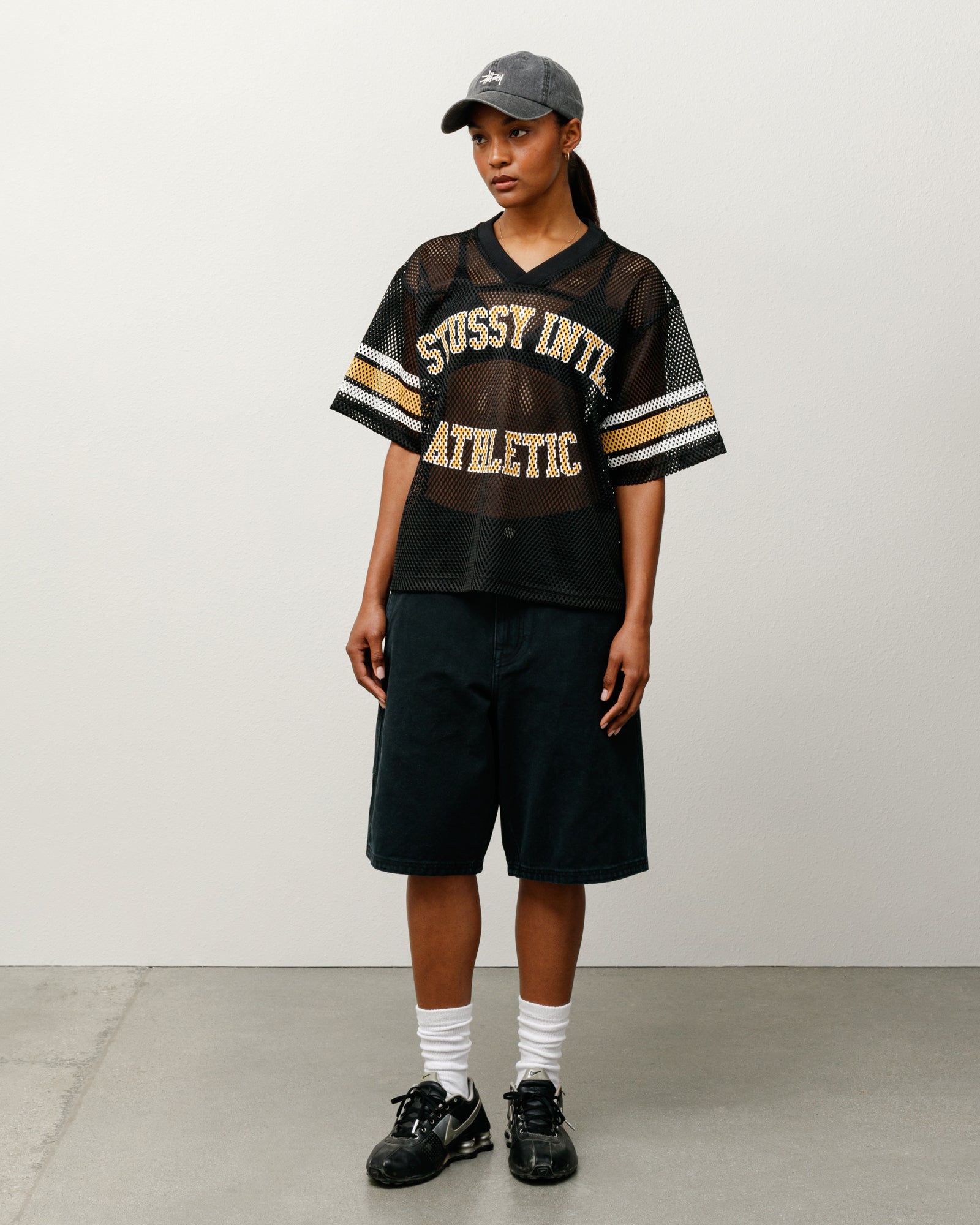 Washed Canvas Work Short – Black | Shorts | Stüssy UK