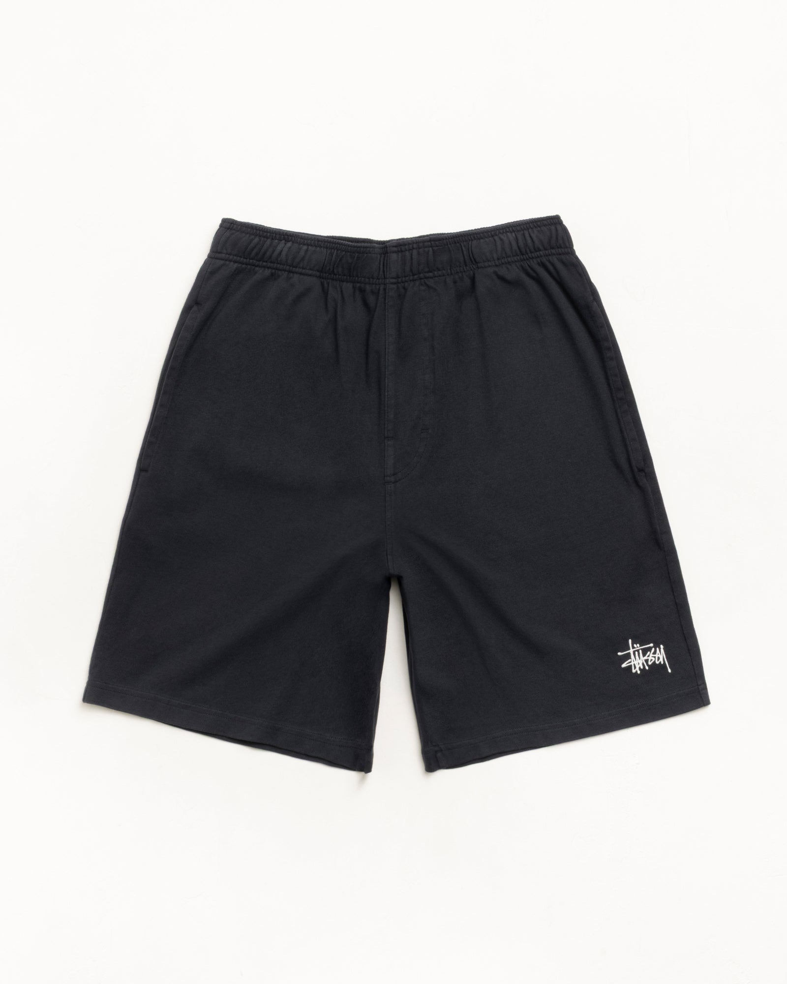 Jersey Short Mens Regular In Black