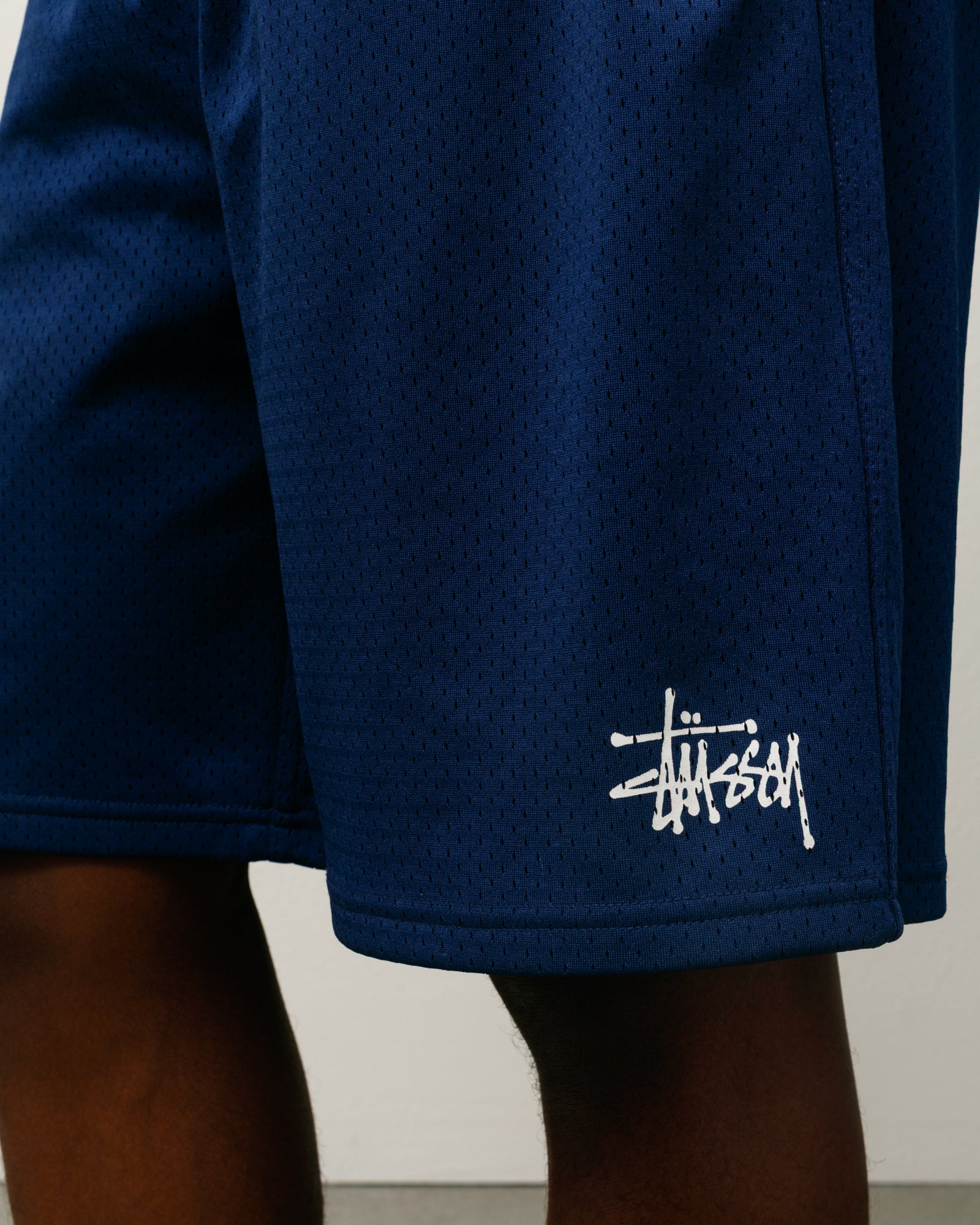 Mesh Short Basic Mens Regular In Blue