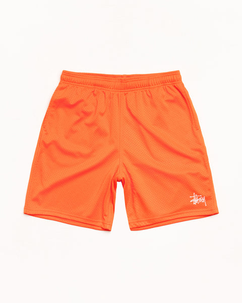 Mesh Short Basic – Orange | Bottoms | Stüssy UK