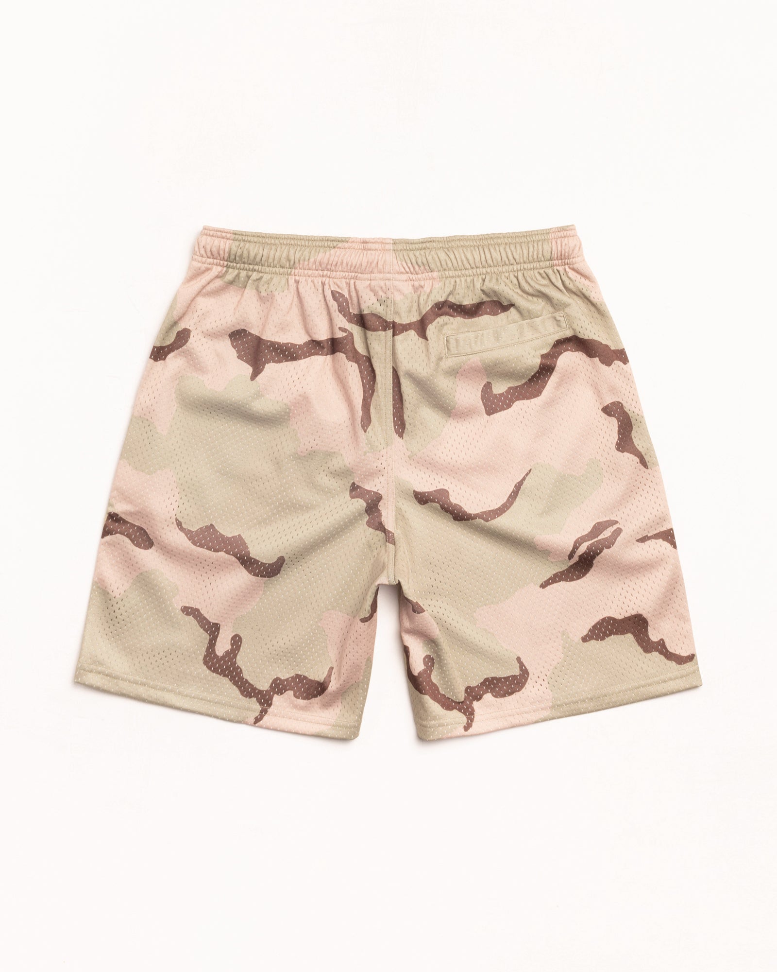 Mesh Short Basic Mens Regular In Sand Camo