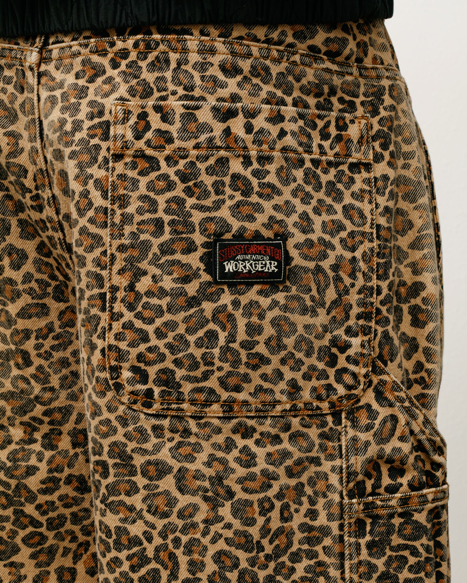 Denim Work Short – Leopard | Shorts | Stüssy UK