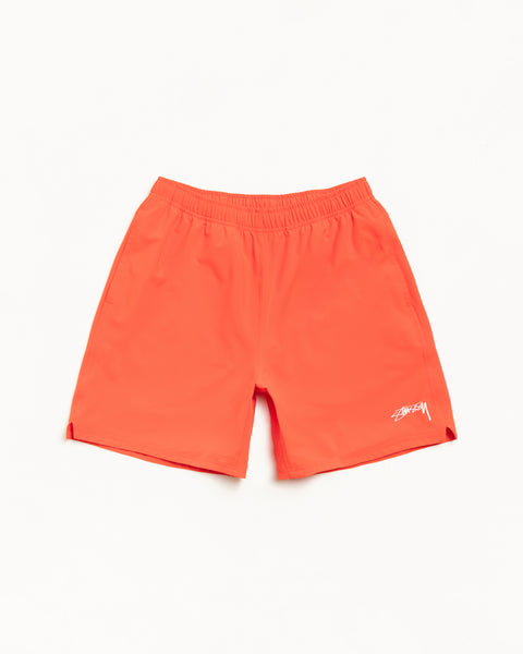 Sport Short Unisex In Red Orange