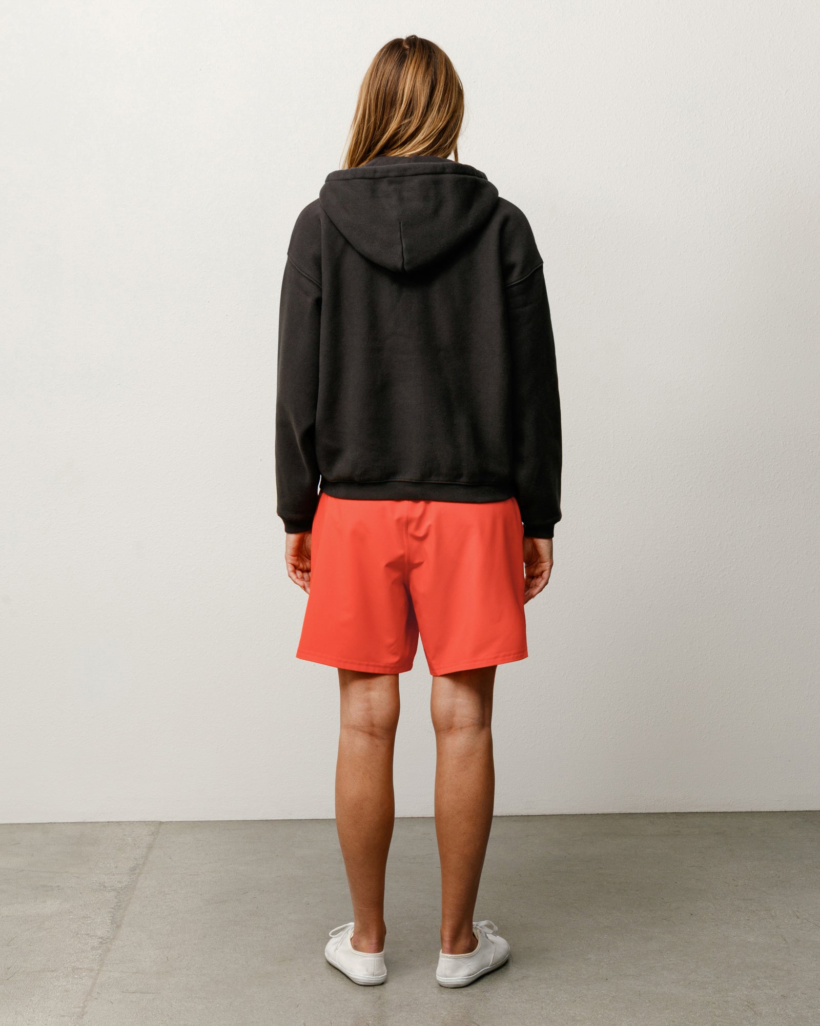 Sport Short Unisex In Red Orange