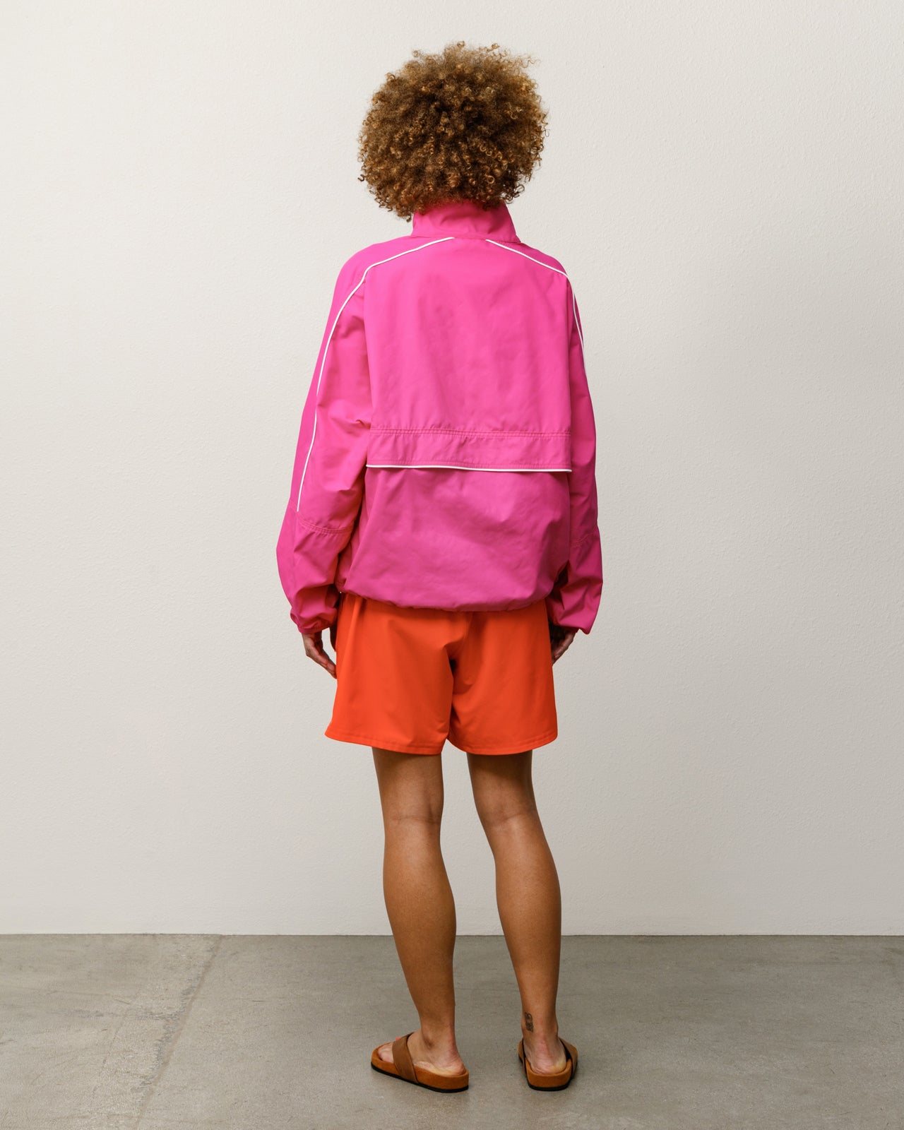 Sport Short Mens Regular In Red Orange