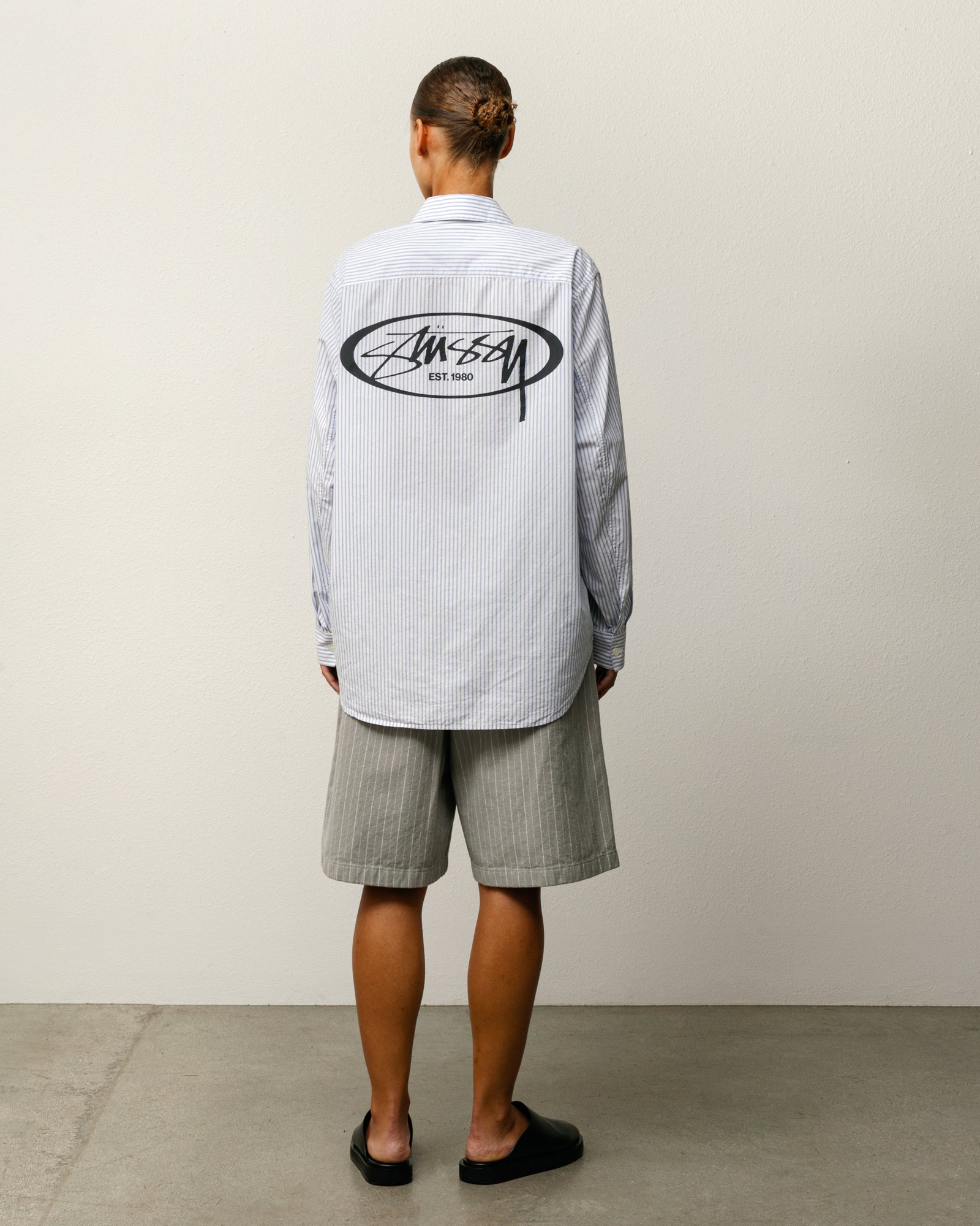 Baggy Beach Short – Grey Stripe | Shorts & Trunks | Stüssy – Stüssy UK
