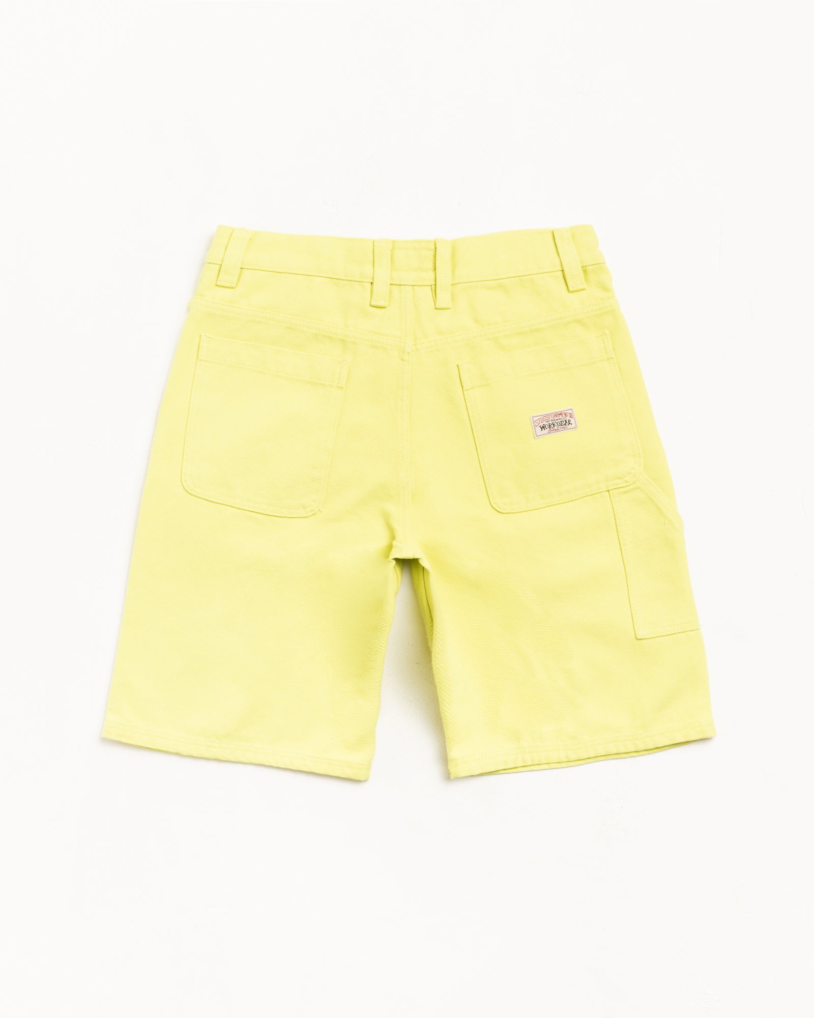 Work Short Canvas Mens Regular In Yellow