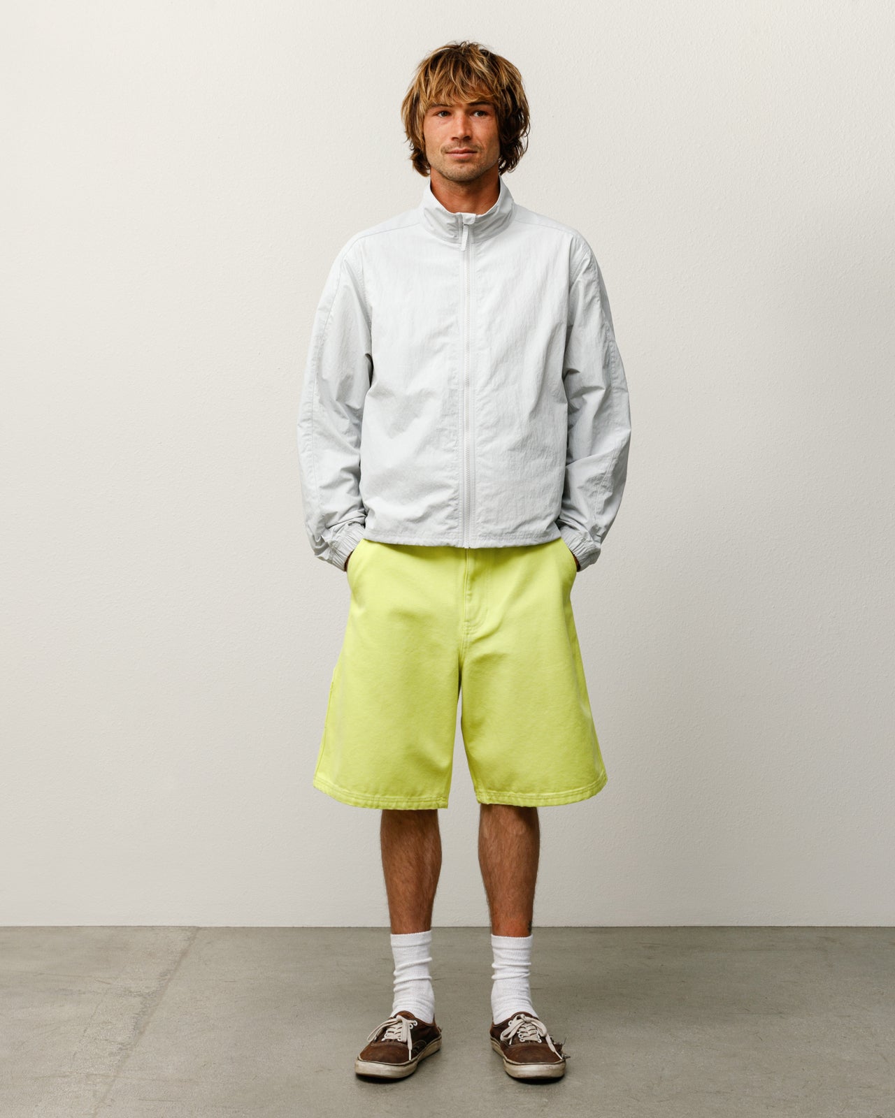 Work Short Canvas Mens Regular In Yellow