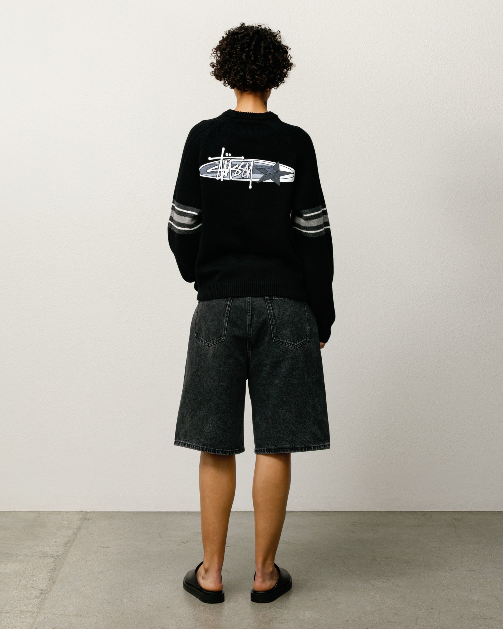 stussy BIG OL' SHORT DENIM 32インチ ブラック 黒 Big Ol' Short Denim – Vintage Black | Pants | Stüssy UK