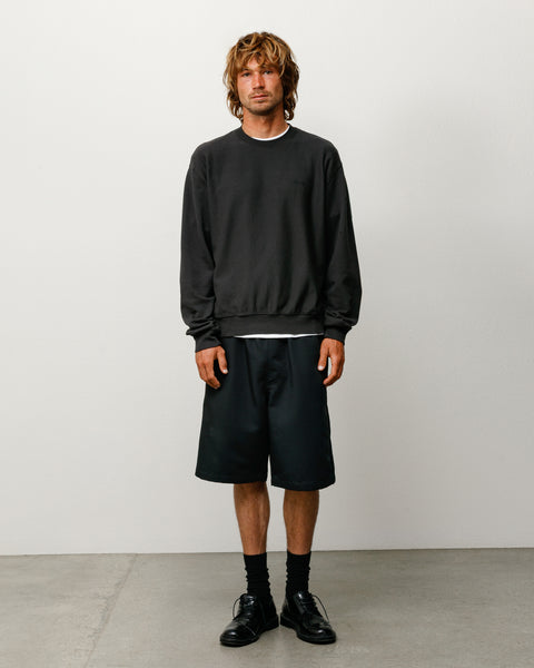 Baggy Beach Short Unisex Knee-Length In Black
