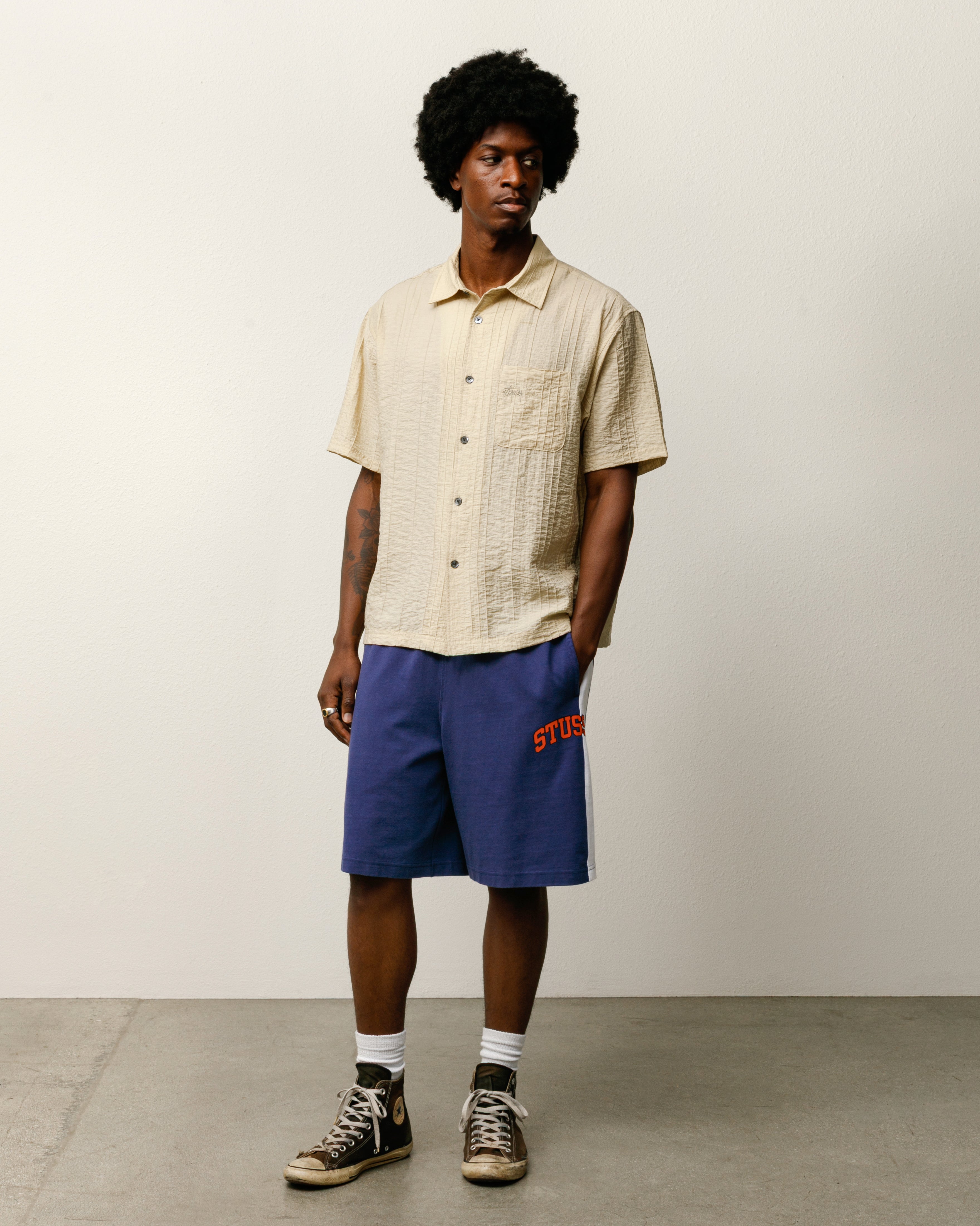 Stripe Jersey Short – Blue | Shorts & Trunks | Stüssy UK