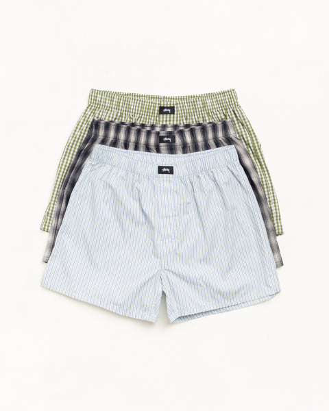 Stussy Boxer Short- 3 Pack Mens In Multi