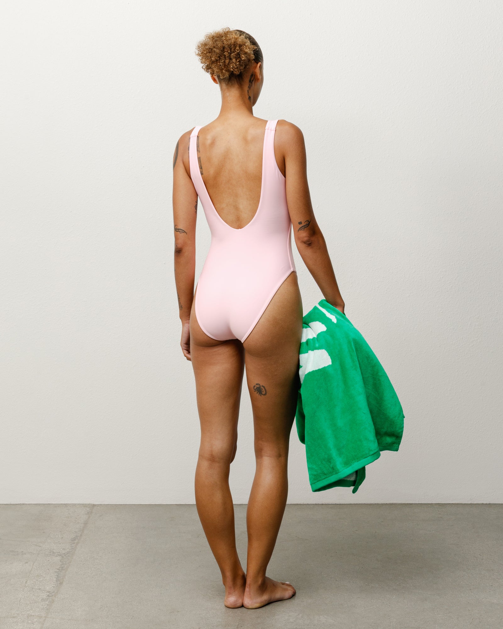 Surf Stock One Piece Womens Regular in the colour Pink