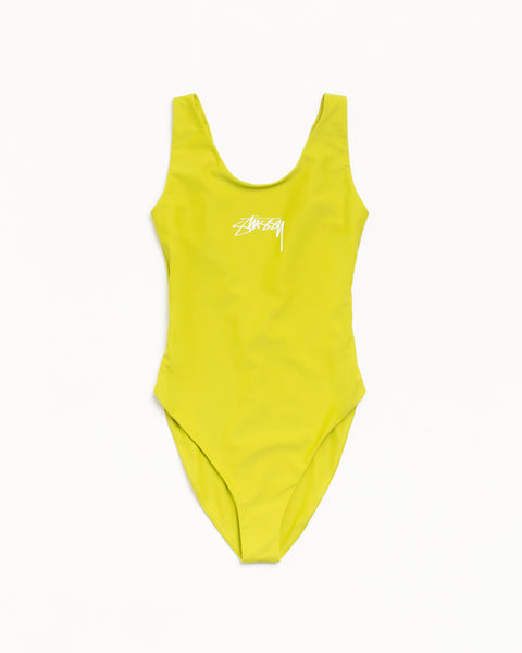 Surf Stock One Piece Womens Regular in the colour Yellow