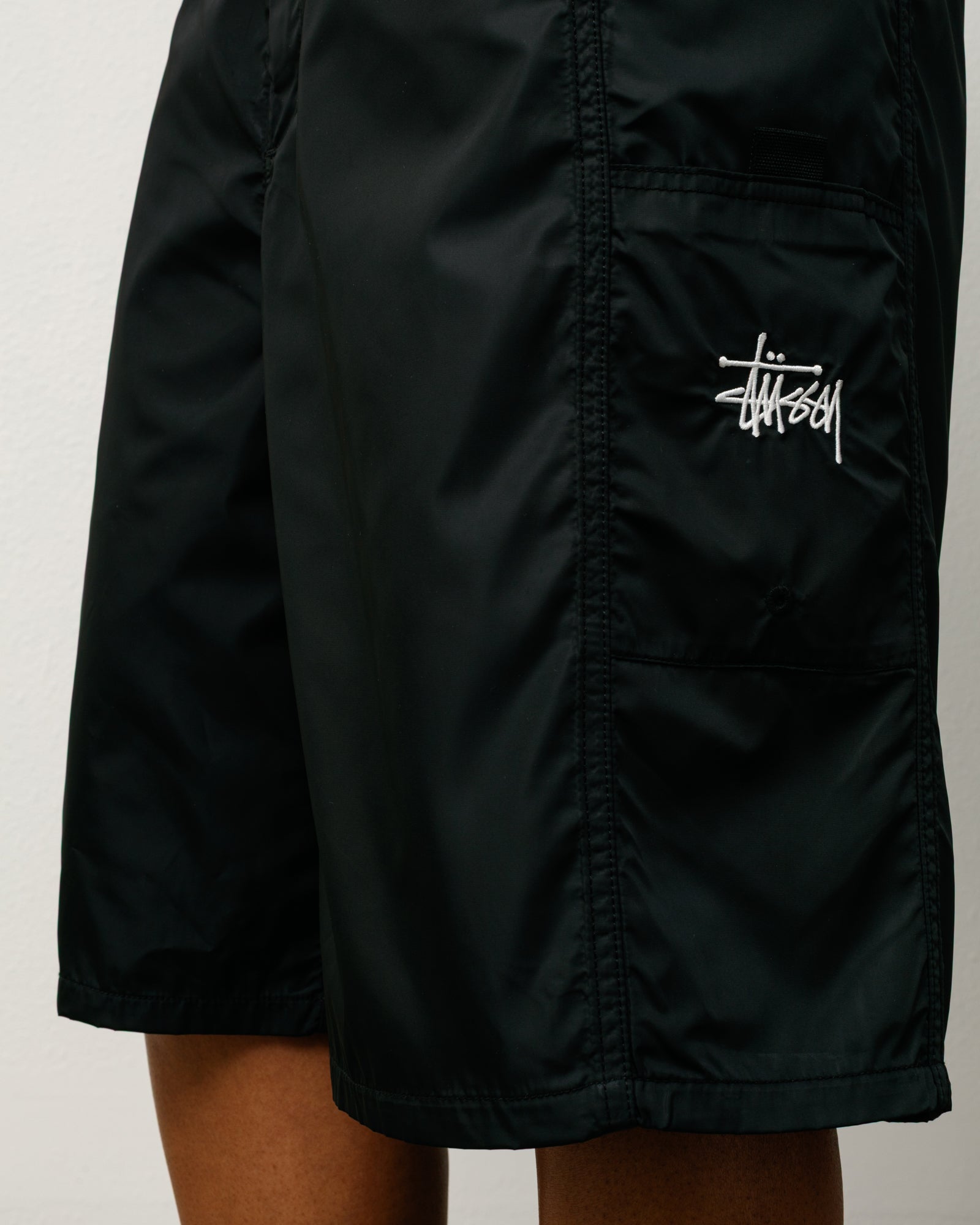 Paneled Board Short – Black | Bottoms | Stüssy UK