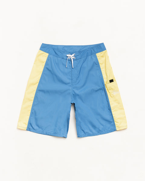 Paneled Board Short Mens Regular In Blue