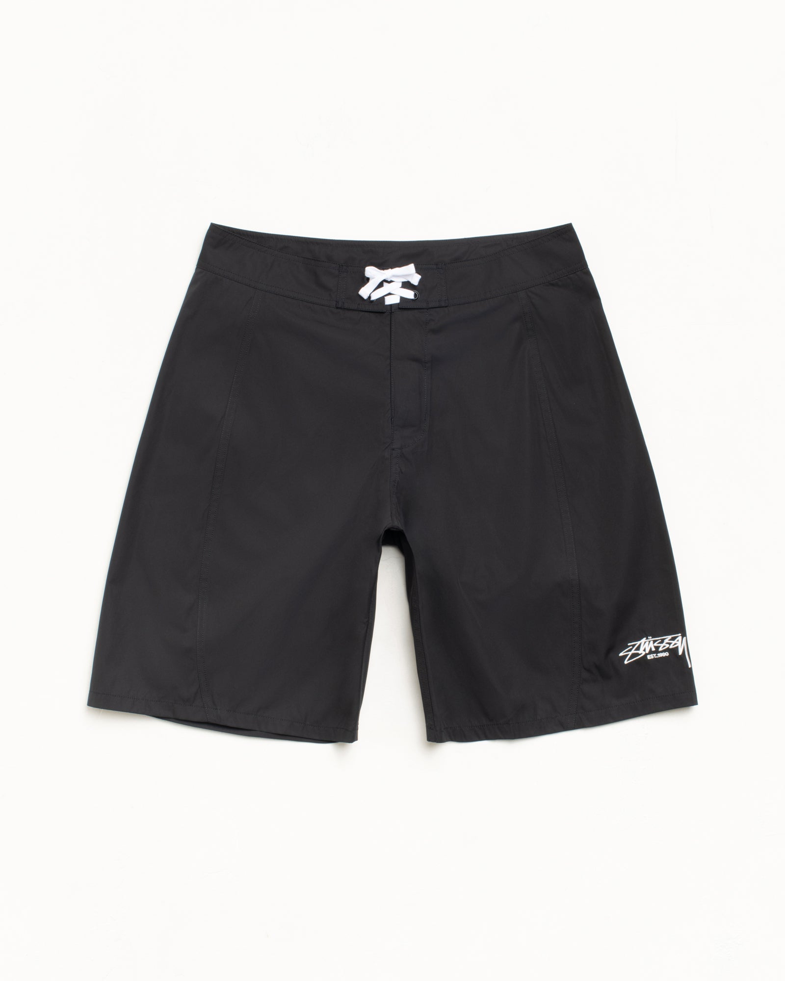 Curved Panel Board Shorts Men's Regular in the colour Black