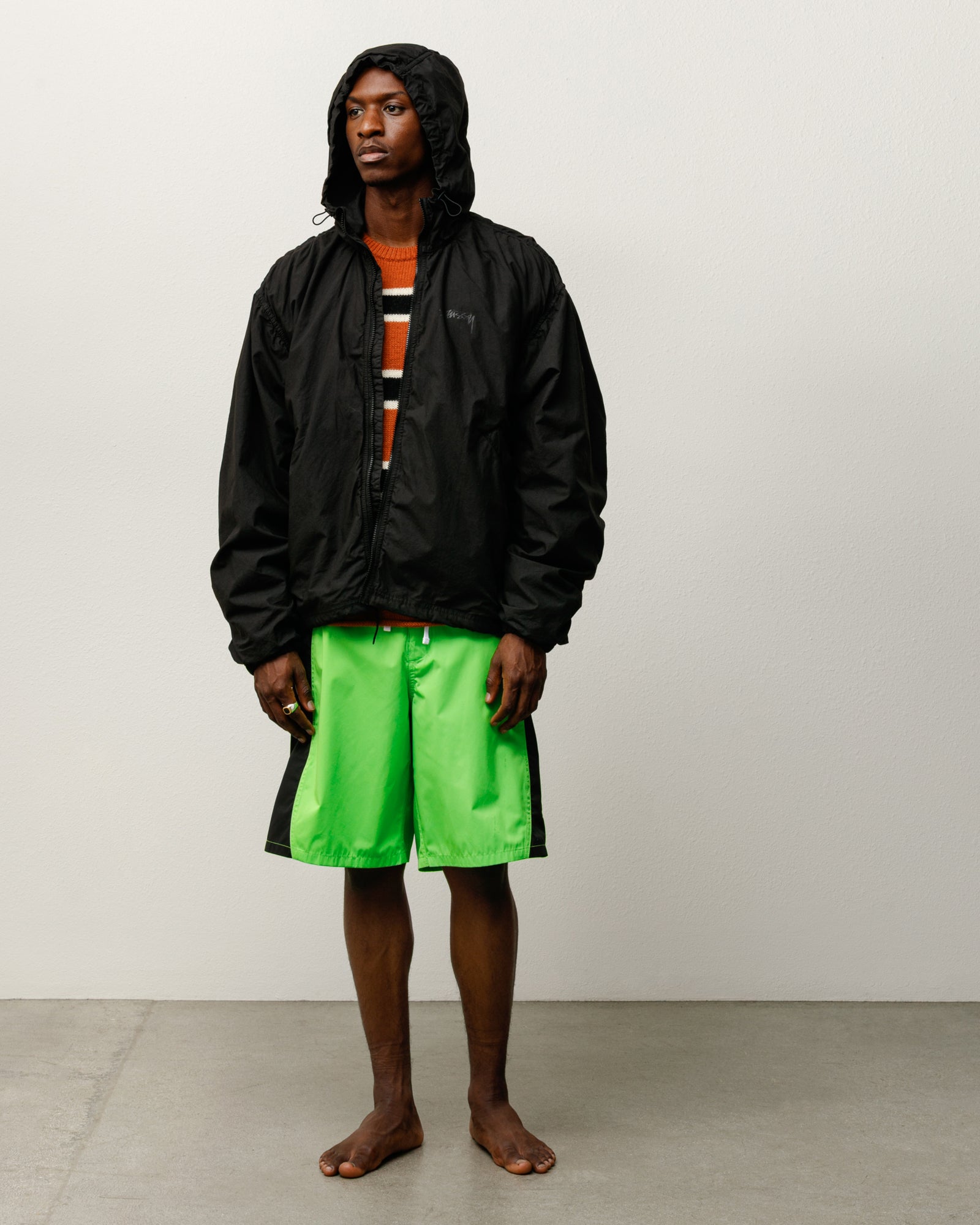 Stüssy Curved Panel Board Short in the colour Green