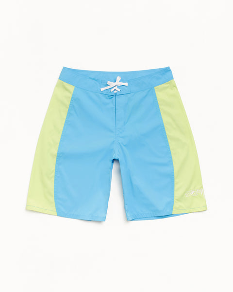 Curved Panel Board Short Mens Regular In Light Blue