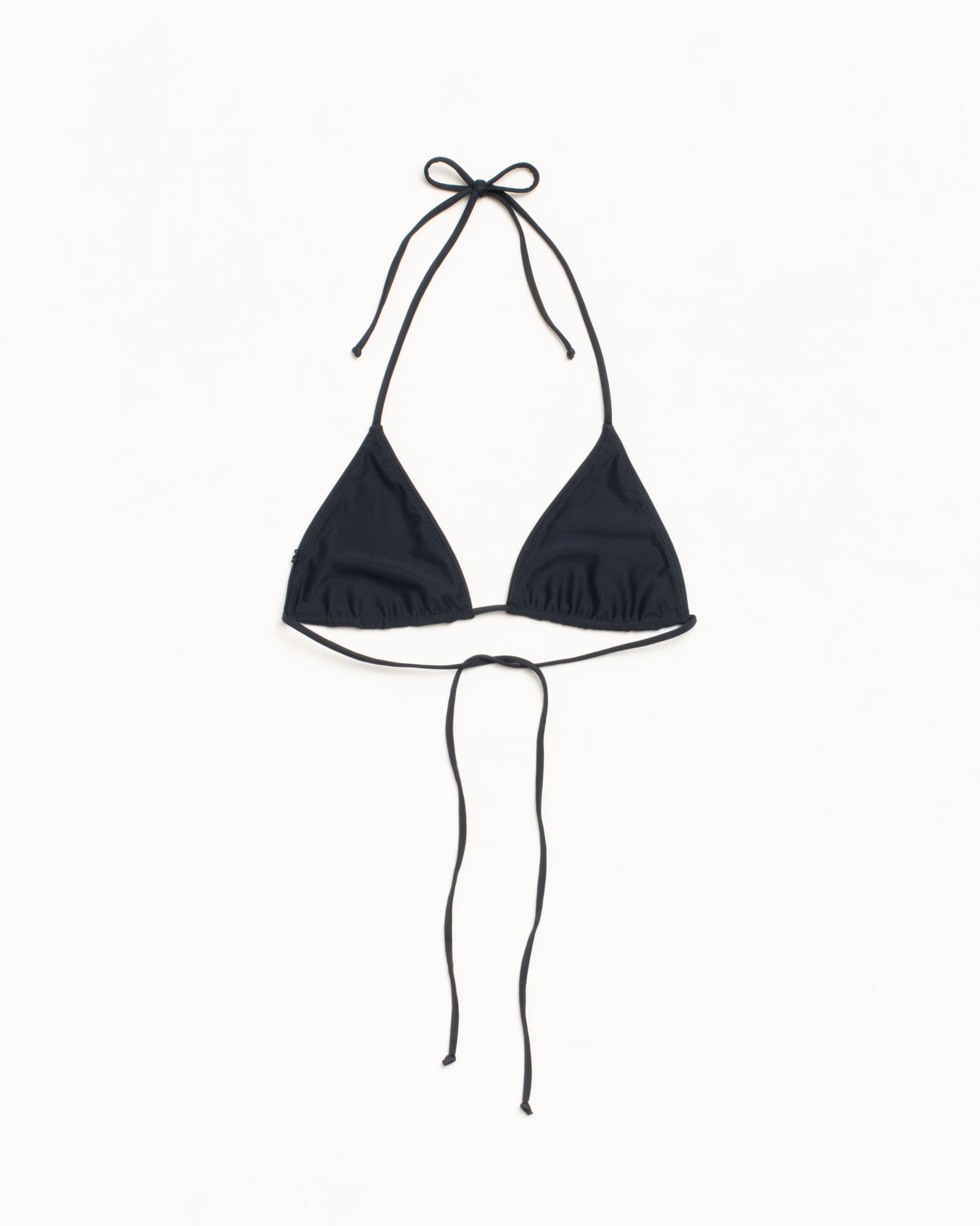 Triangle Bikini Top Womens in the colour Black